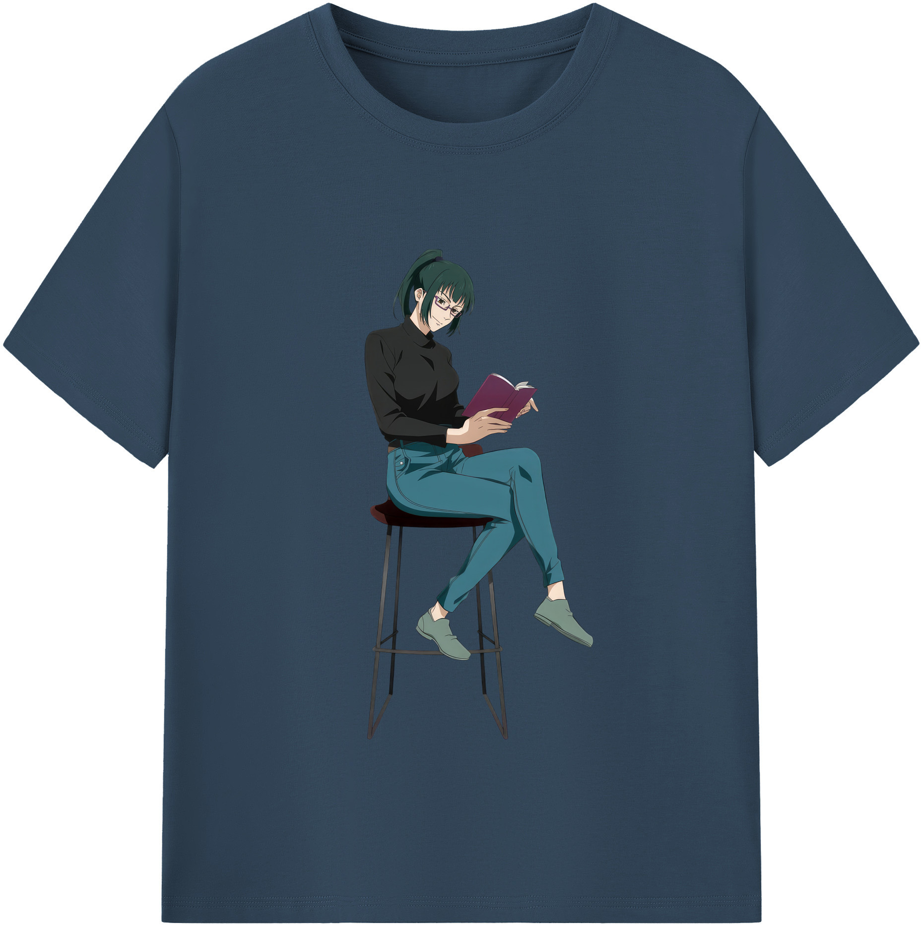（画像用） 呪術廻戦 Jujutsu Kaisen レディースカジュアルプリントTシャツ（綿100％）