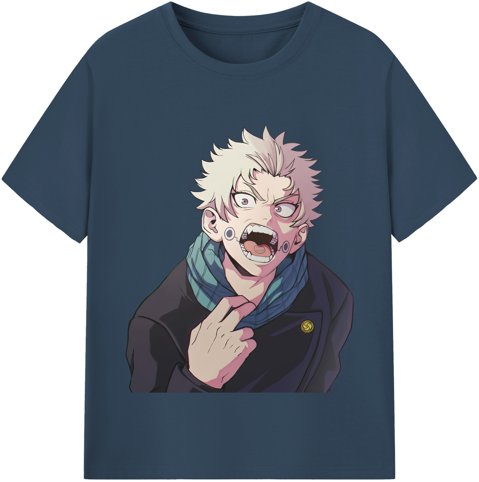 （画像用） 呪術廻戦 Jujutsu Kaisen レディースカジュアルプリントTシャツ（綿100％）