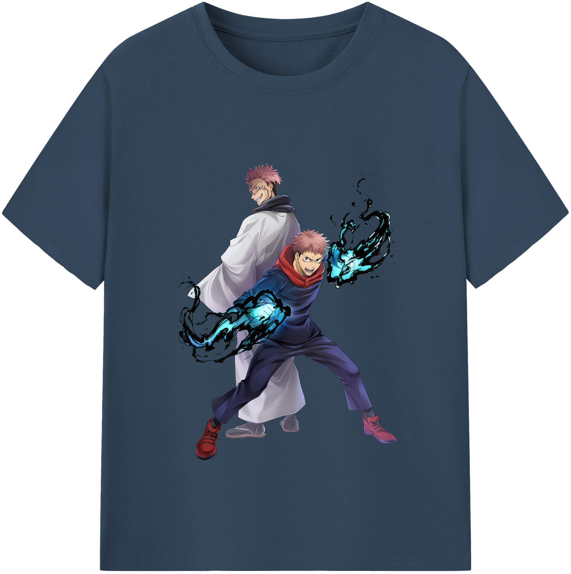 （画像用） 呪術廻戦 Jujutsu Kaisen レディースカジュアルプリントTシャツ（綿100％）