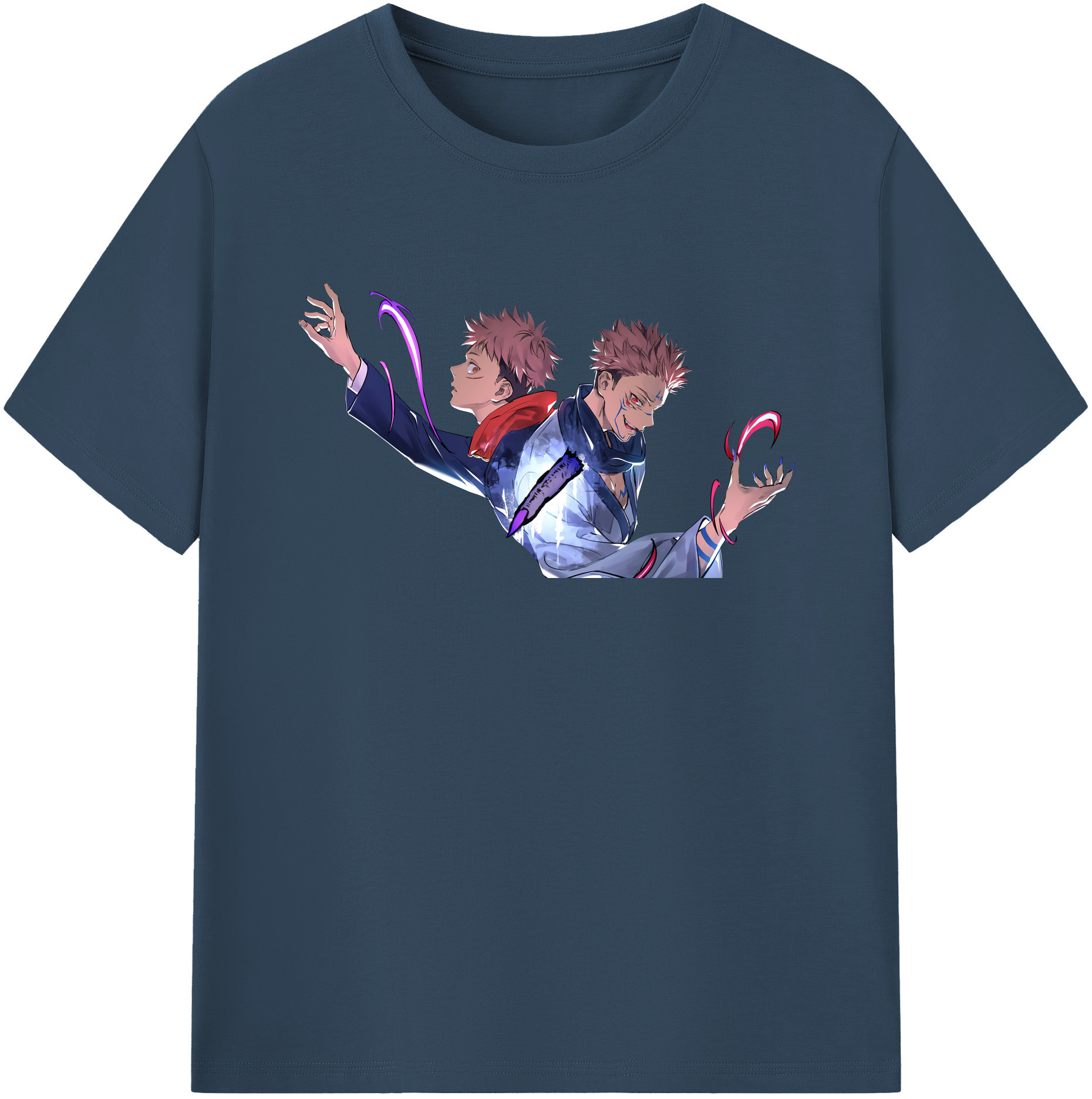 （画像用） 呪術廻戦 Jujutsu Kaisen レディースカジュアルプリントTシャツ（綿100％）