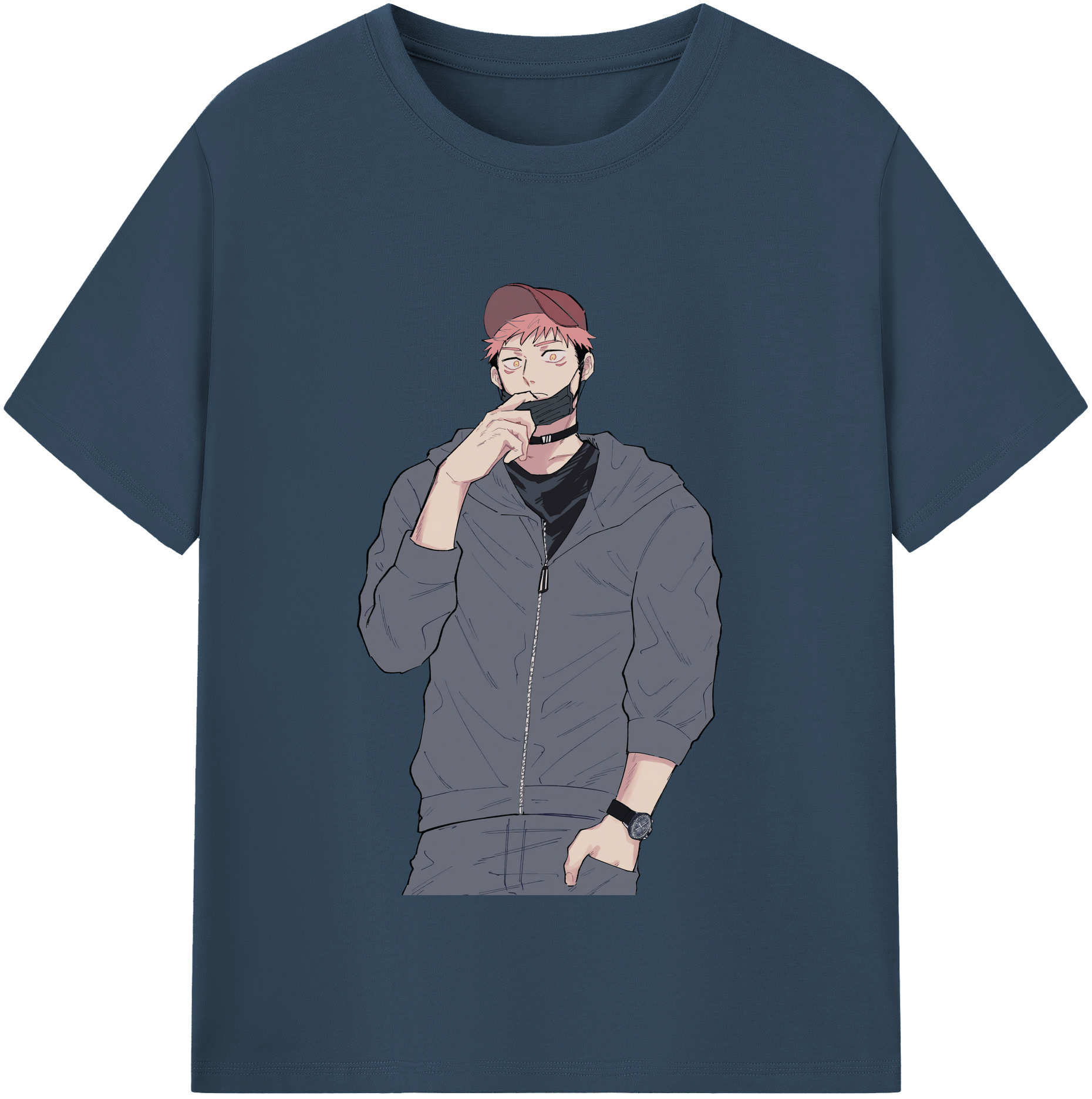 （画像用） 呪術廻戦 Jujutsu Kaisen レディースカジュアルプリントTシャツ（綿100％）