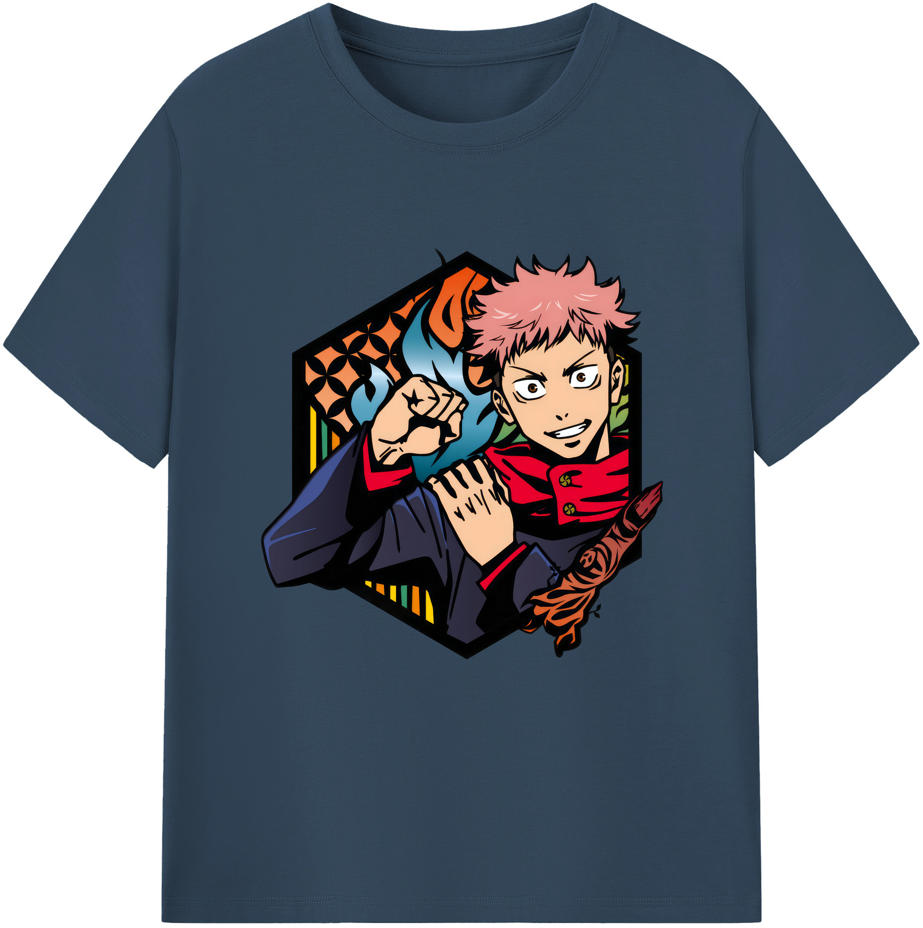（画像用） 呪術廻戦 Jujutsu Kaisen レディースカジュアルプリントTシャツ（綿100％）