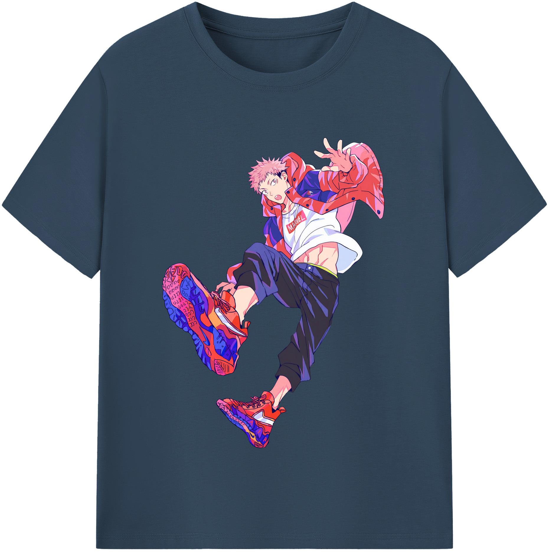 （画像用） 呪術廻戦 Jujutsu Kaisen レディースカジュアルプリントTシャツ（綿100％）