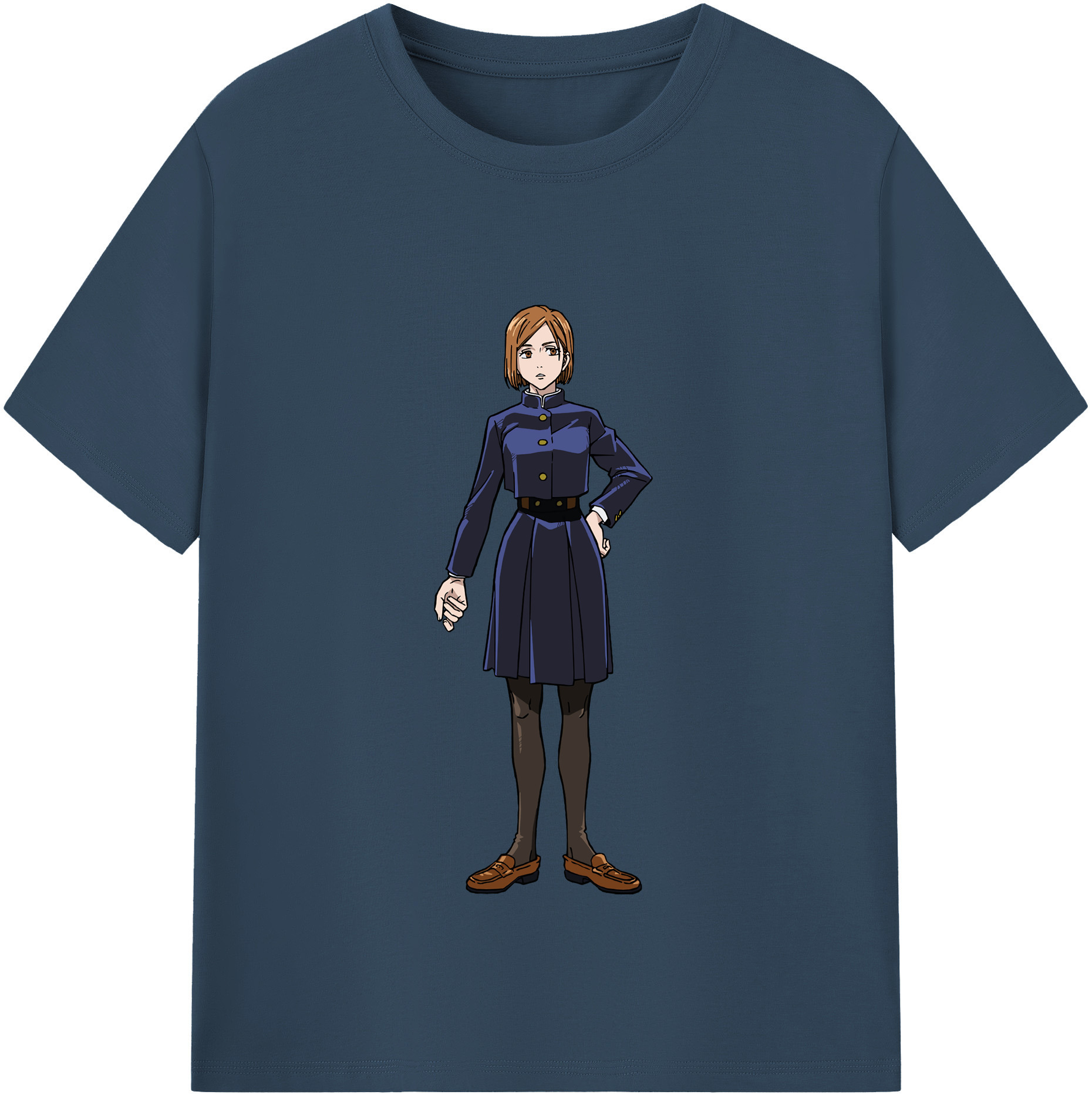 （画像用） 呪術廻戦 Jujutsu Kaisen レディースカジュアルプリントTシャツ（綿100％）