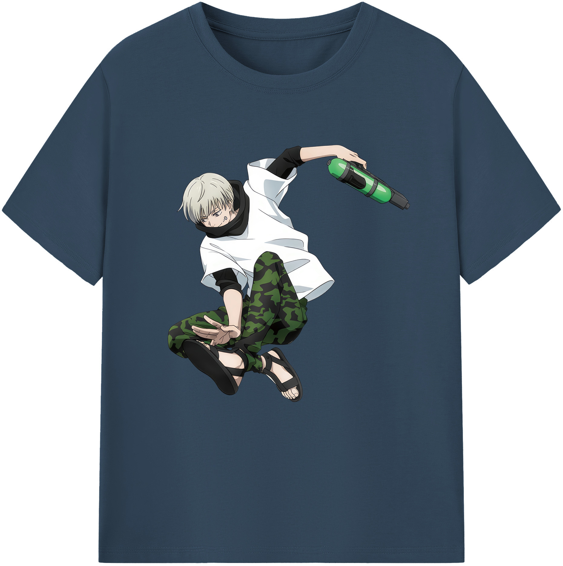 （画像用） 呪術廻戦 Jujutsu Kaisen レディースカジュアルプリントTシャツ（綿100％）