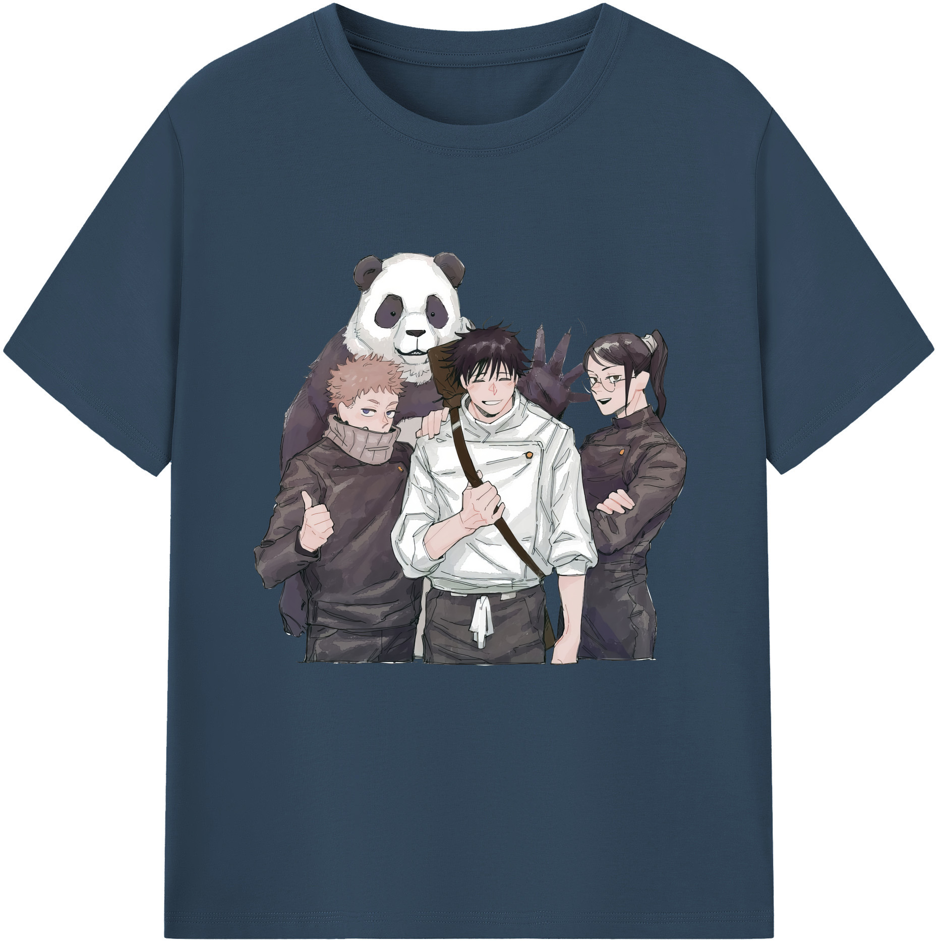 （画像用） 呪術廻戦 Jujutsu Kaisen レディースカジュアルプリントTシャツ（綿100％）