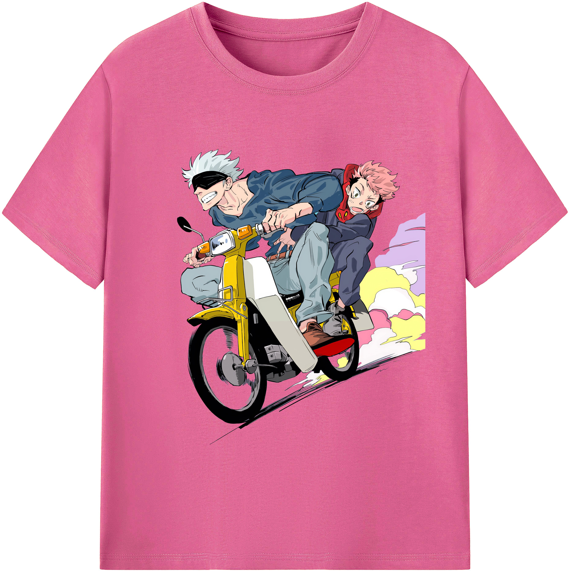 （画像用） 呪術廻戦 Jujutsu Kaisen レディースカジュアルプリントTシャツ（綿100％）