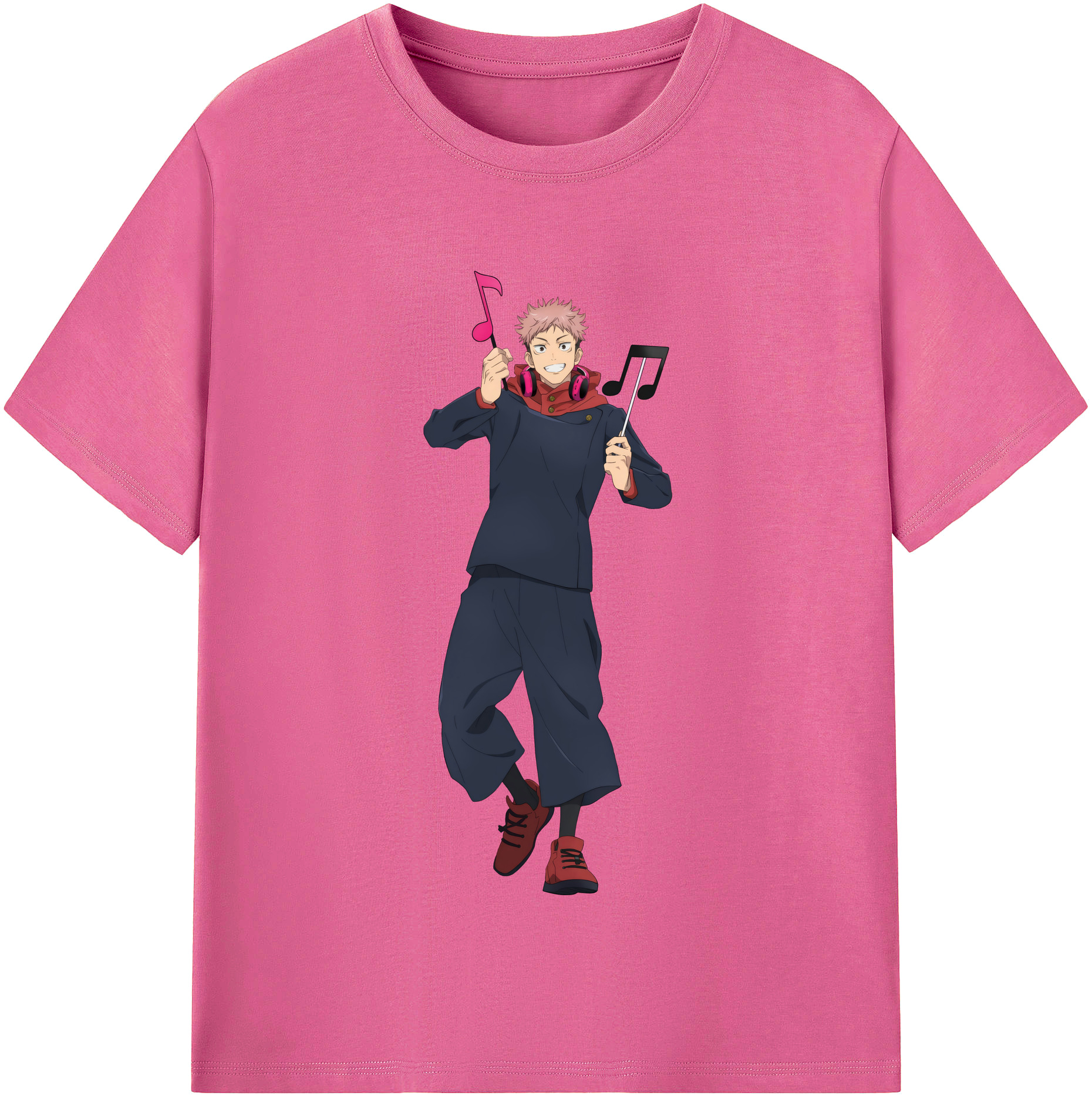 （画像用） 呪術廻戦 Jujutsu Kaisen レディースカジュアルプリントTシャツ（綿100％）