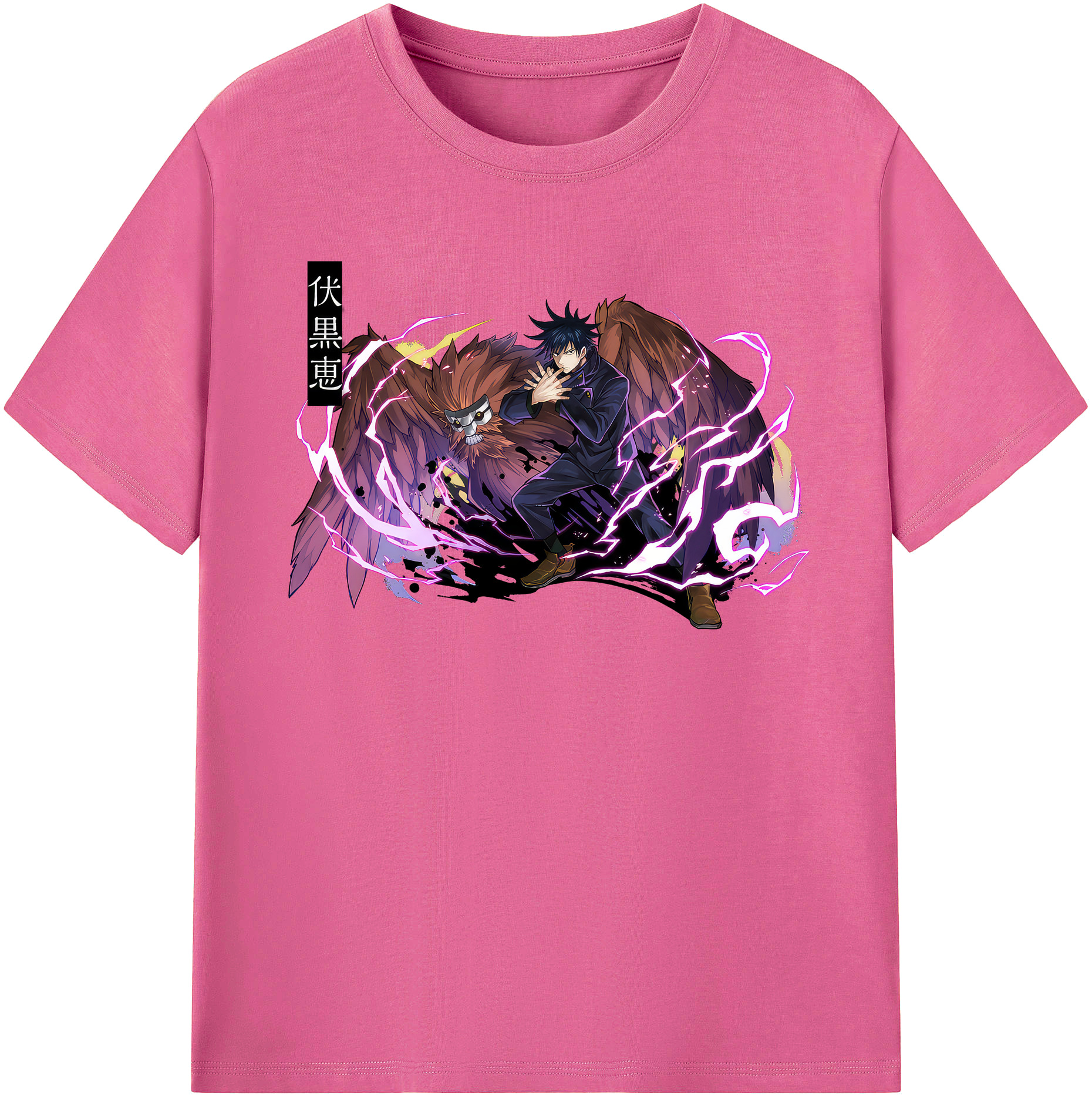 （画像用） 呪術廻戦 Jujutsu Kaisen レディースカジュアルプリントTシャツ（綿100％）