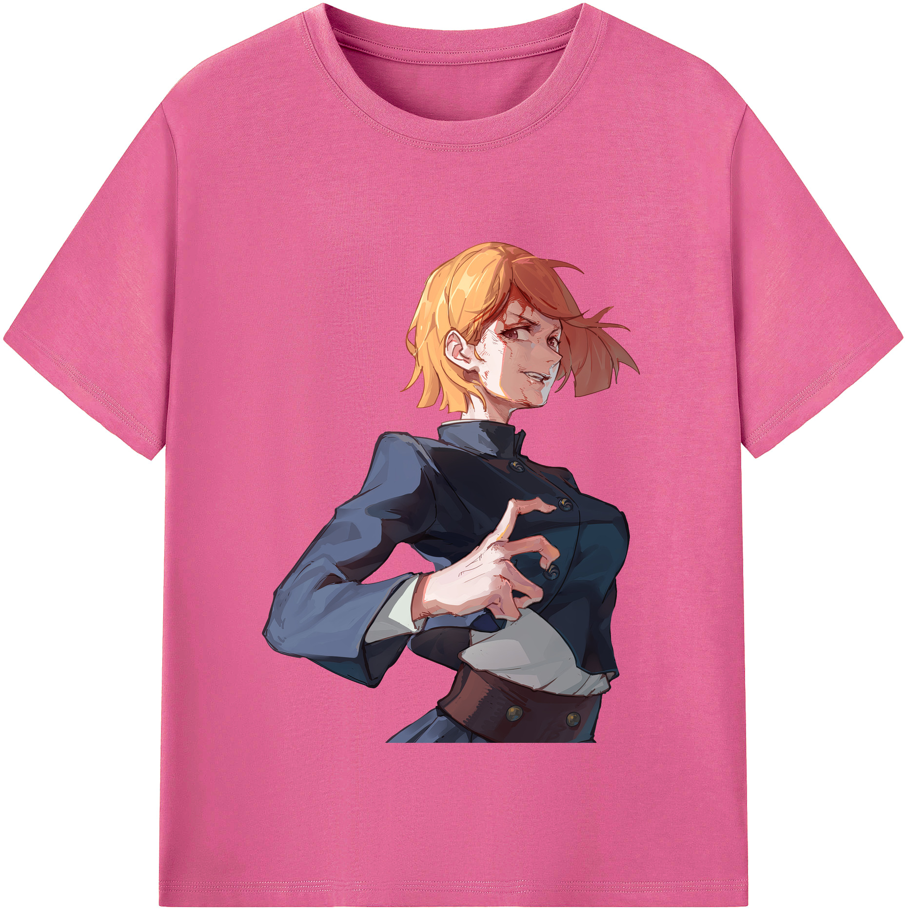 （画像用） 呪術廻戦 Jujutsu Kaisen レディースカジュアルプリントTシャツ（綿100％）