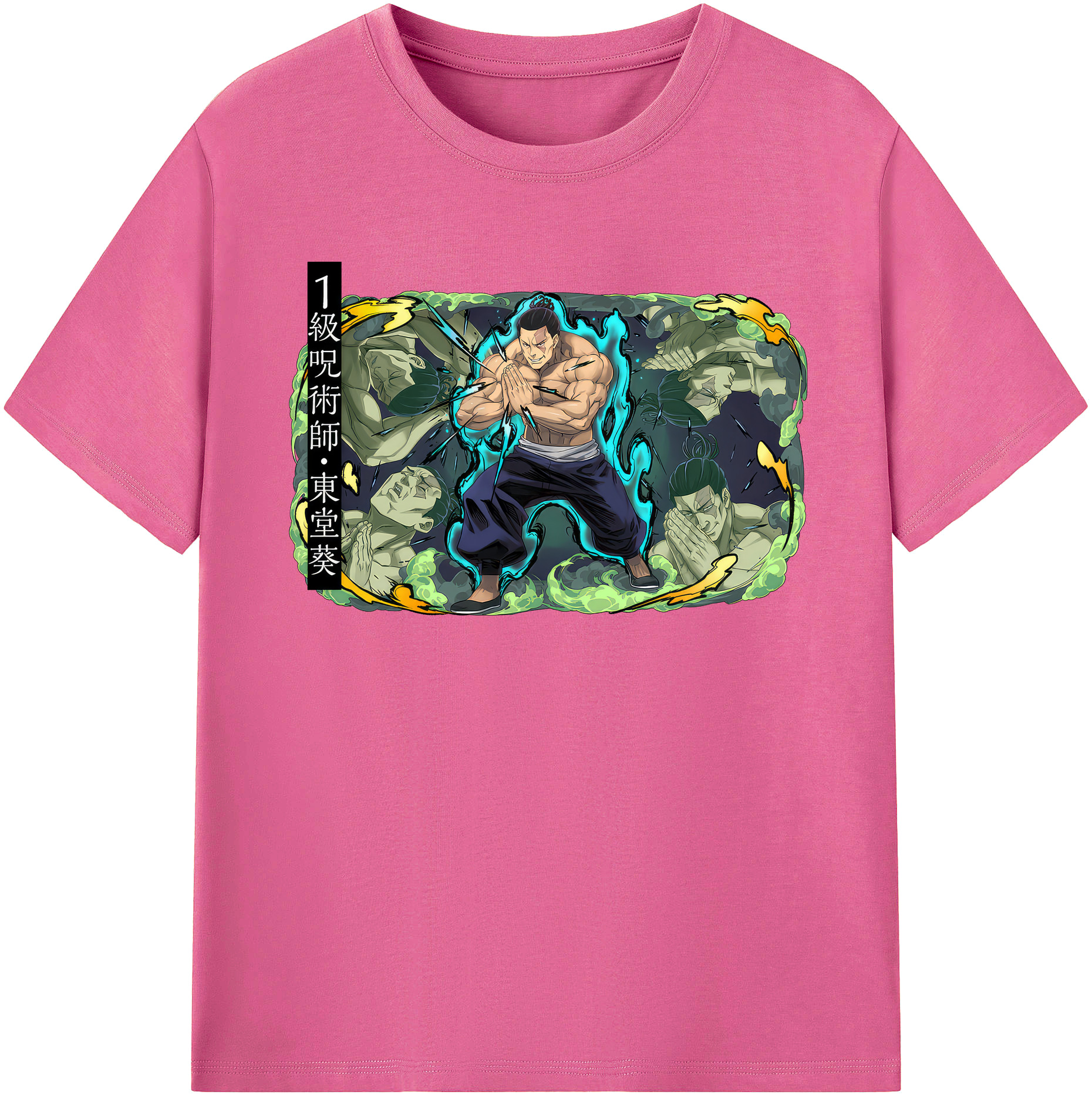 （画像用） 呪術廻戦 Jujutsu Kaisen レディースカジュアルプリントTシャツ（綿100％）