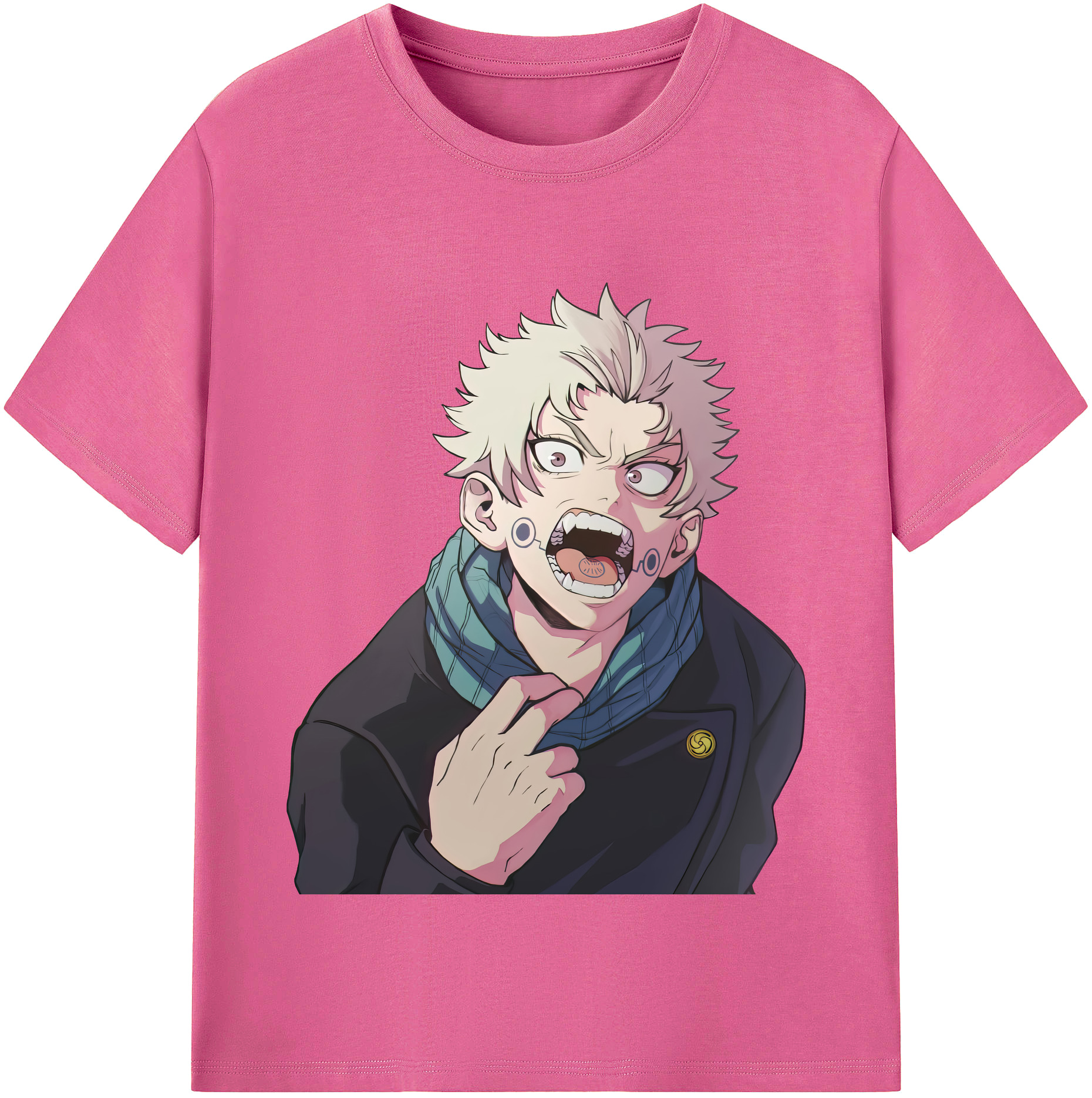 （画像用） 呪術廻戦 Jujutsu Kaisen レディースカジュアルプリントTシャツ（綿100％）