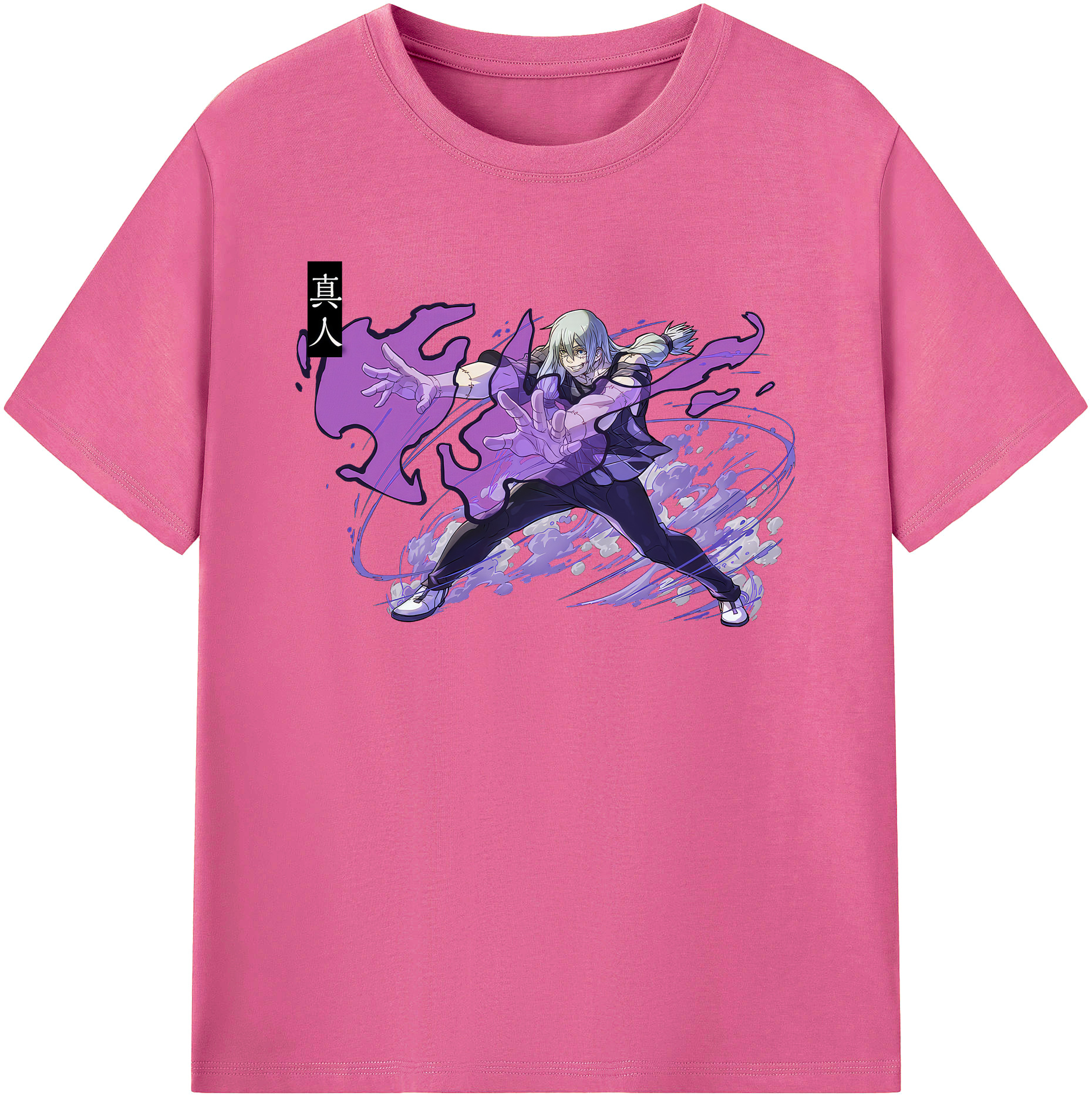 （画像用） 呪術廻戦 Jujutsu Kaisen レディースカジュアルプリントTシャツ（綿100％）