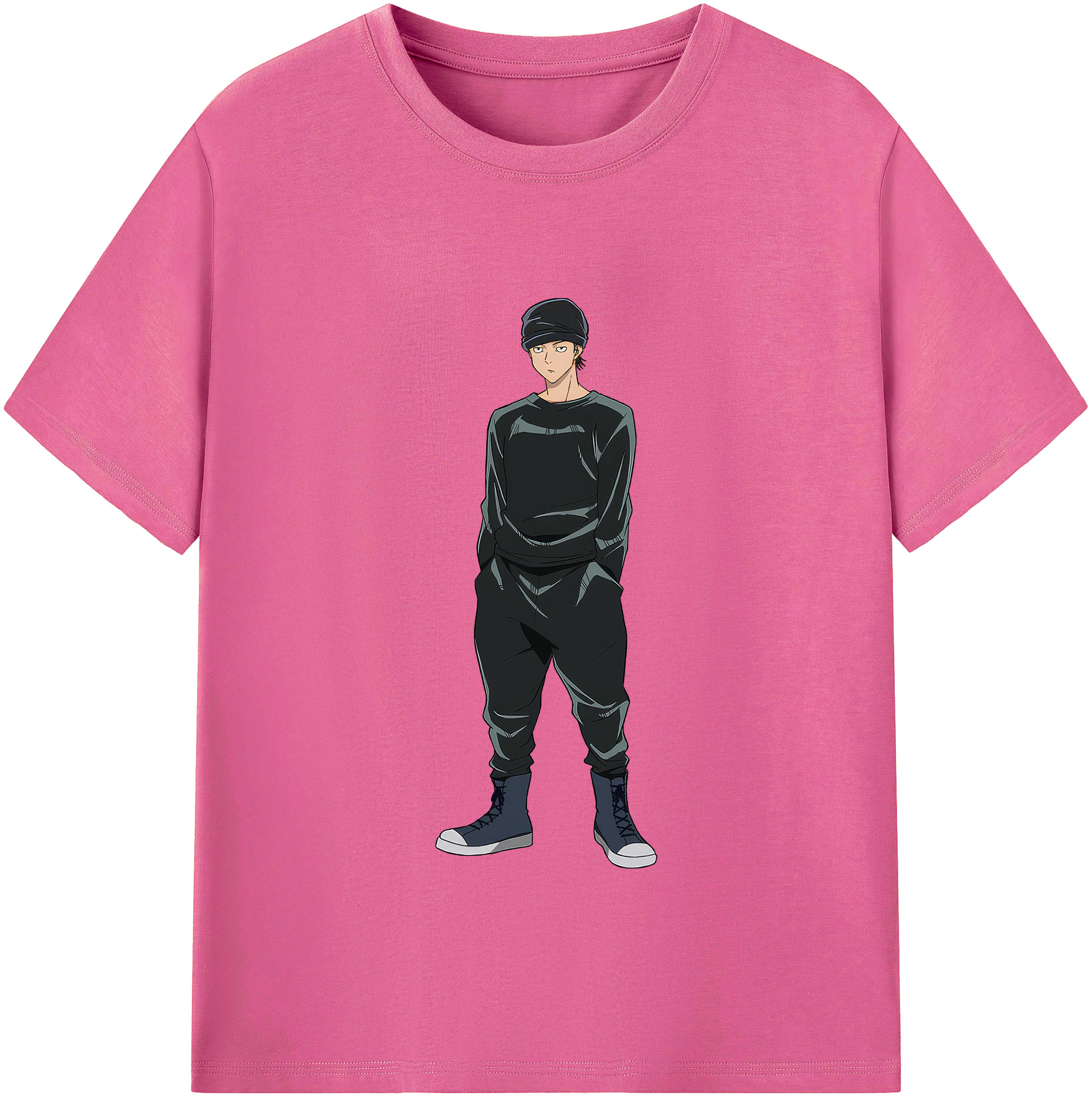 （画像用） 呪術廻戦 Jujutsu Kaisen レディースカジュアルプリントTシャツ（綿100％）