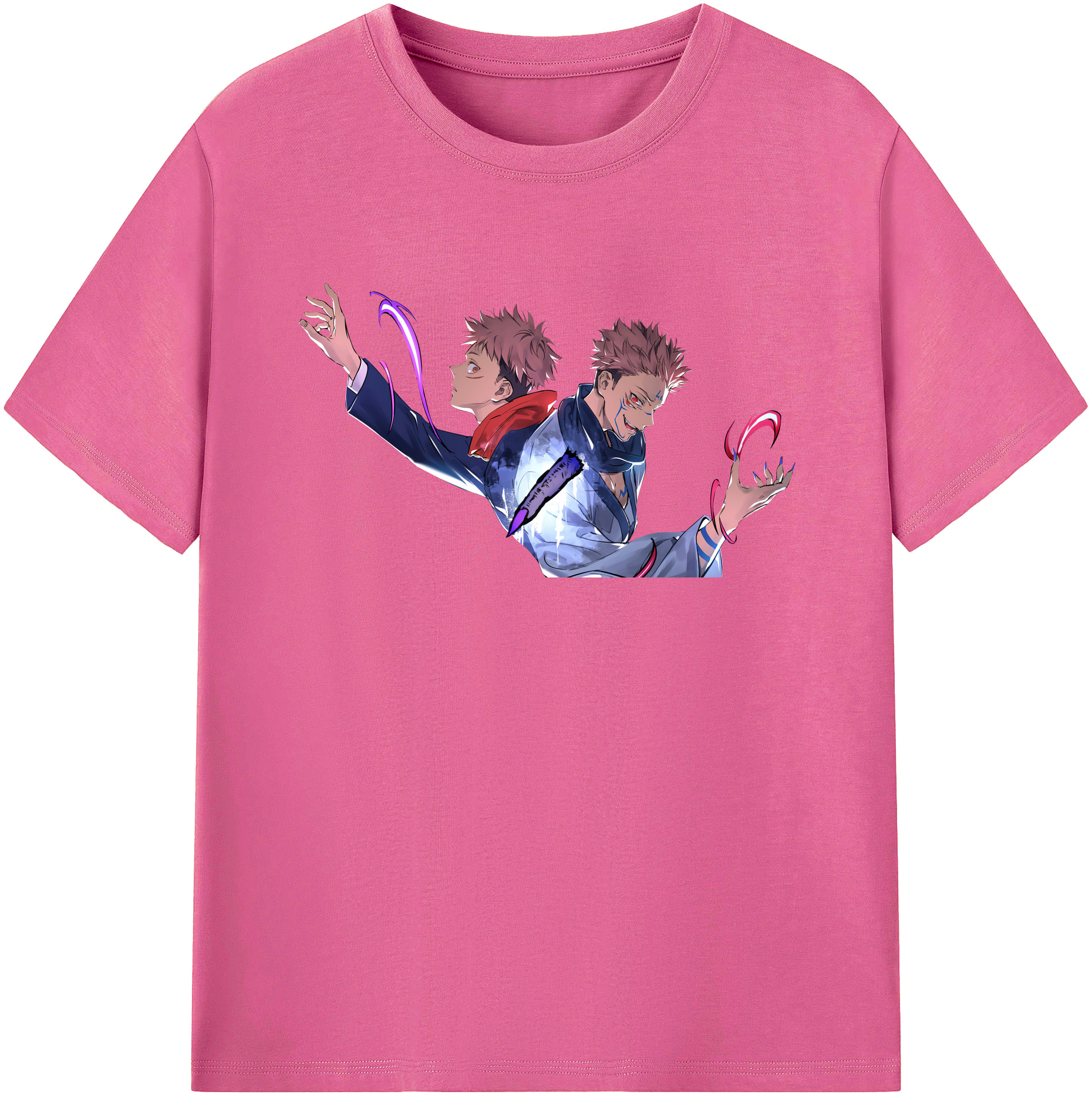 （画像用） 呪術廻戦 Jujutsu Kaisen レディースカジュアルプリントTシャツ（綿100％）