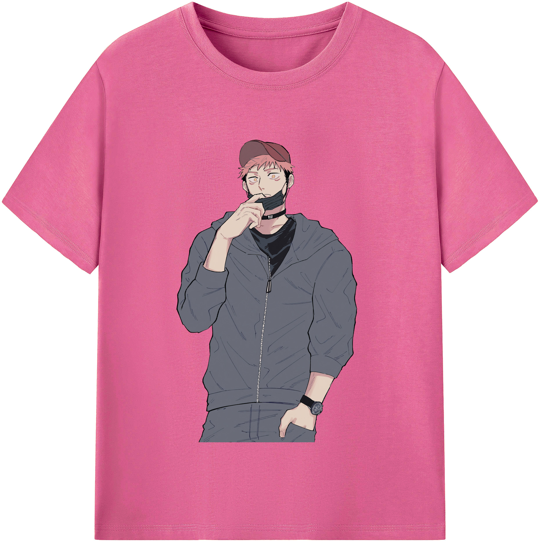 （画像用） 呪術廻戦 Jujutsu Kaisen レディースカジュアルプリントTシャツ（綿100％）