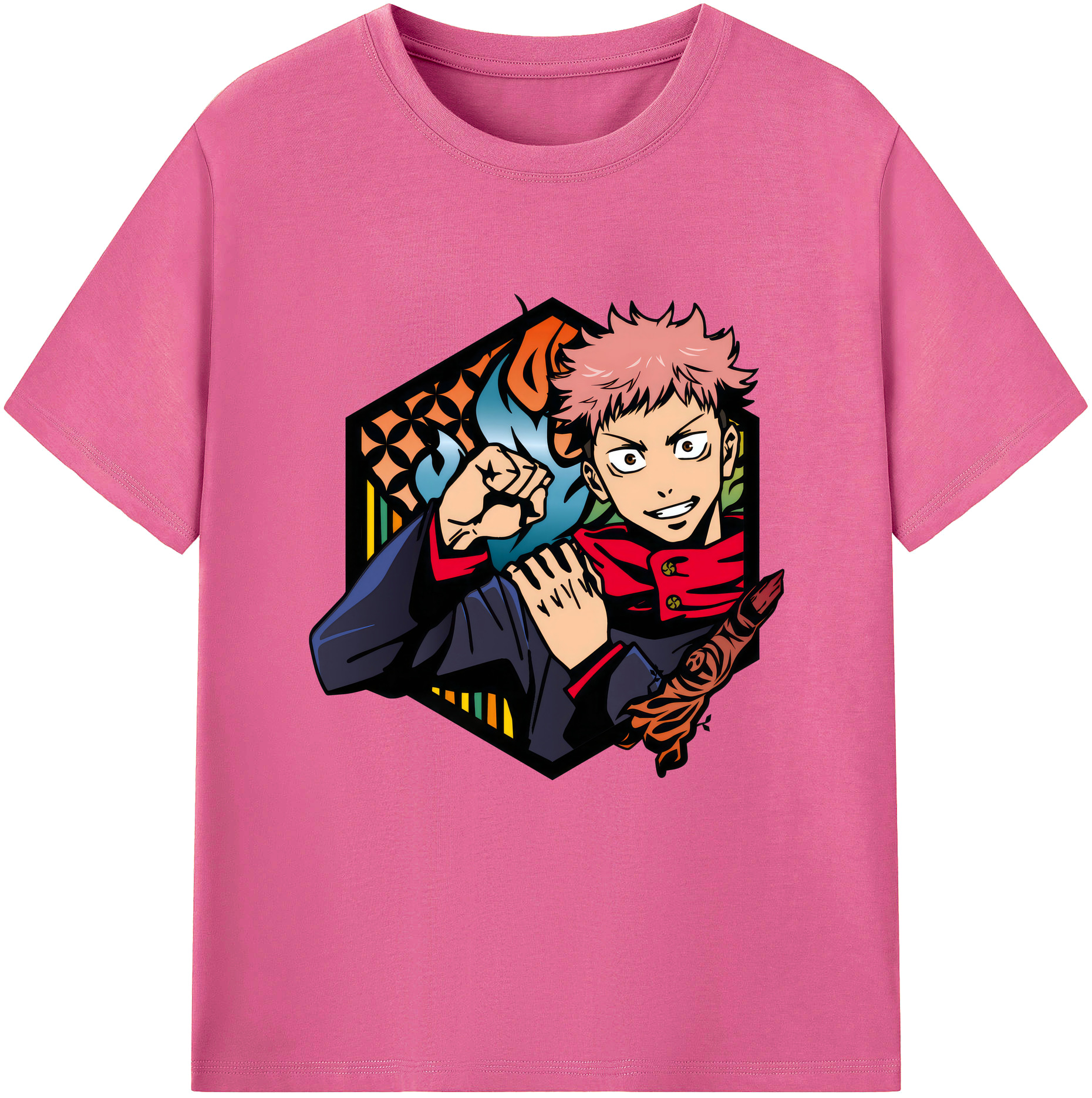 （画像用） 呪術廻戦 Jujutsu Kaisen レディースカジュアルプリントTシャツ（綿100％）