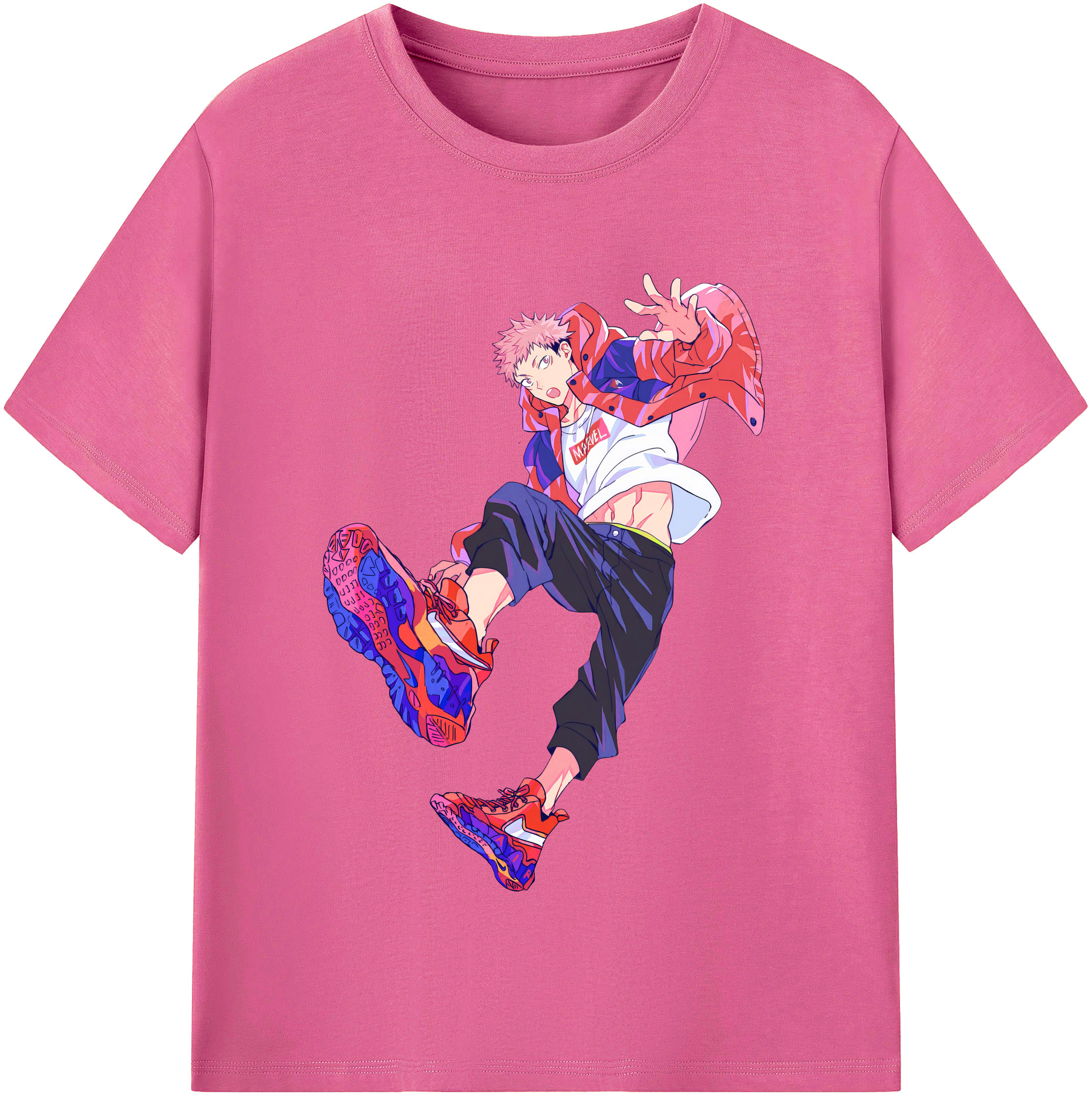 （画像用） 呪術廻戦 Jujutsu Kaisen レディースカジュアルプリントTシャツ（綿100％）