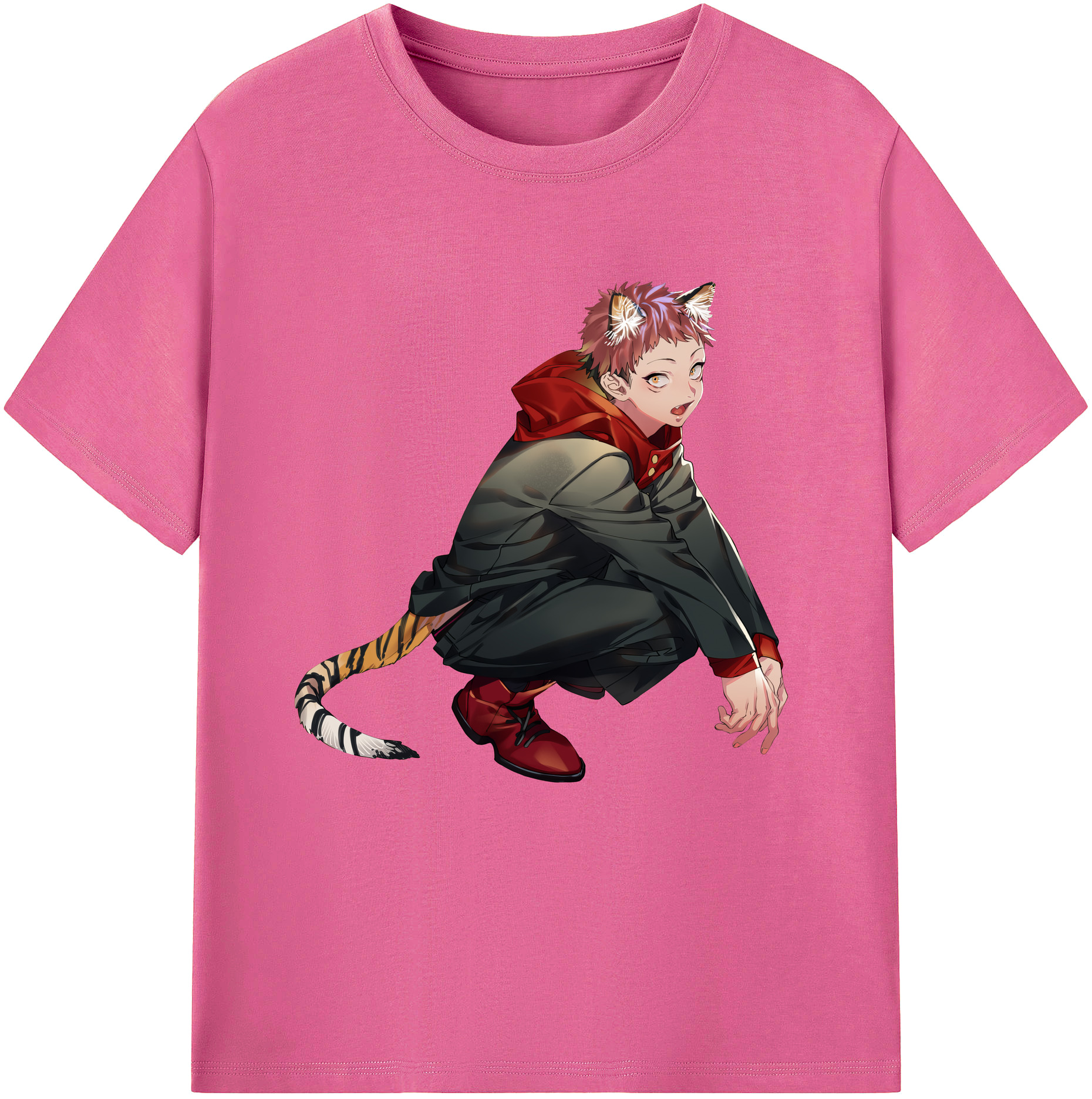 （画像用） 呪術廻戦 Jujutsu Kaisen レディースカジュアルプリントTシャツ（綿100％）