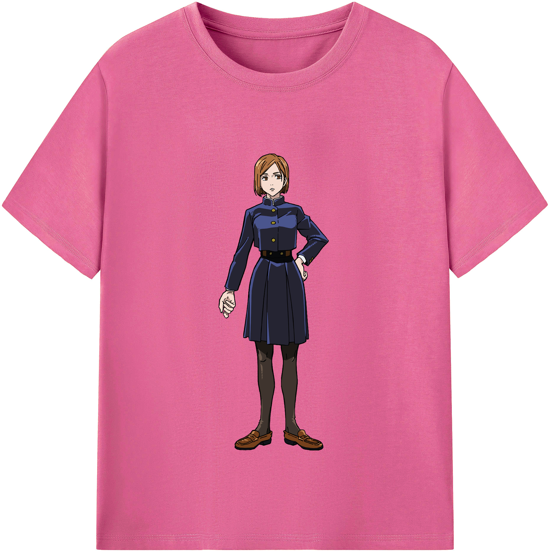 （画像用） 呪術廻戦 Jujutsu Kaisen レディースカジュアルプリントTシャツ（綿100％）
