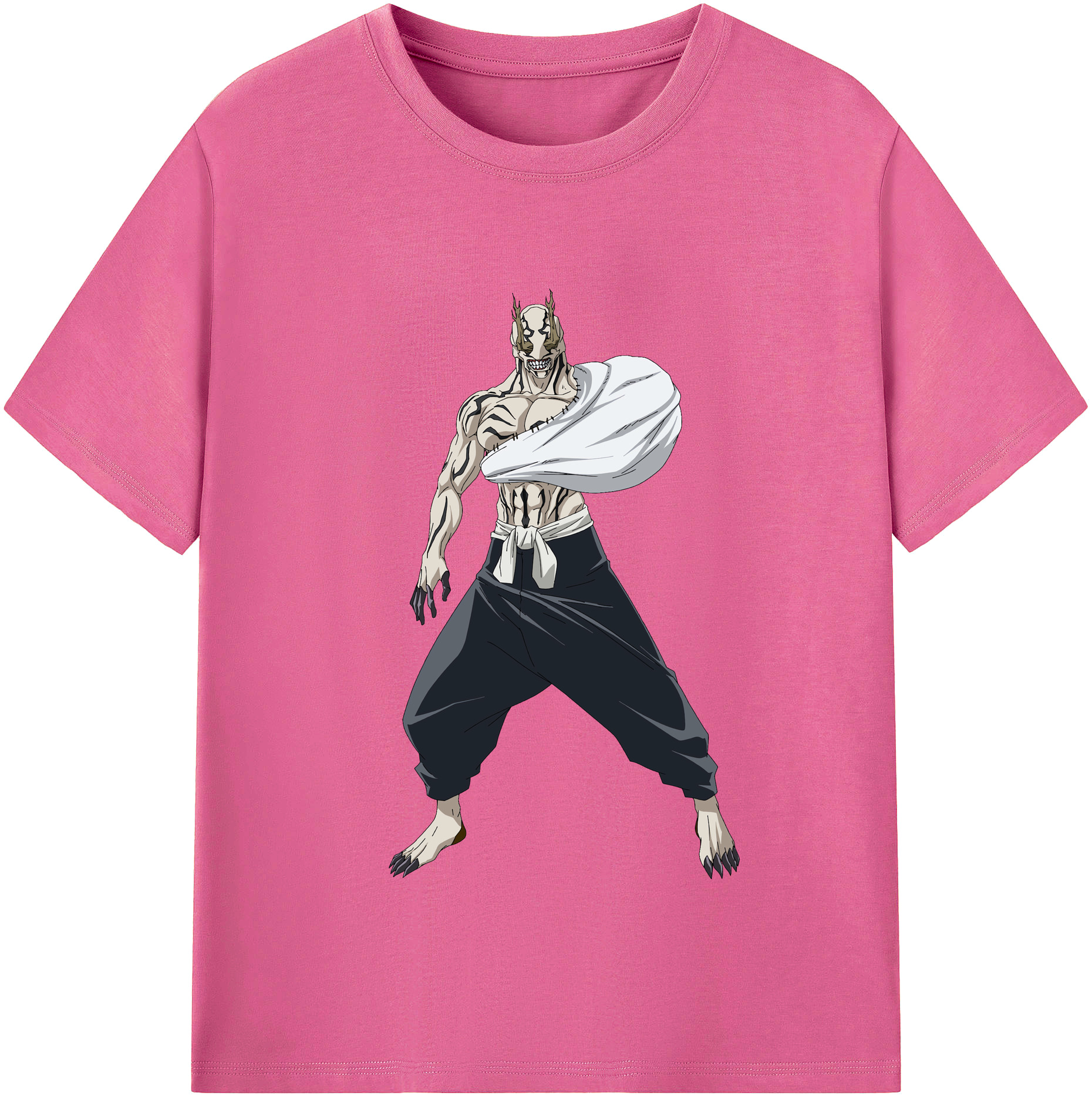 （画像用） 呪術廻戦 Jujutsu Kaisen レディースカジュアルプリントTシャツ（綿100％）