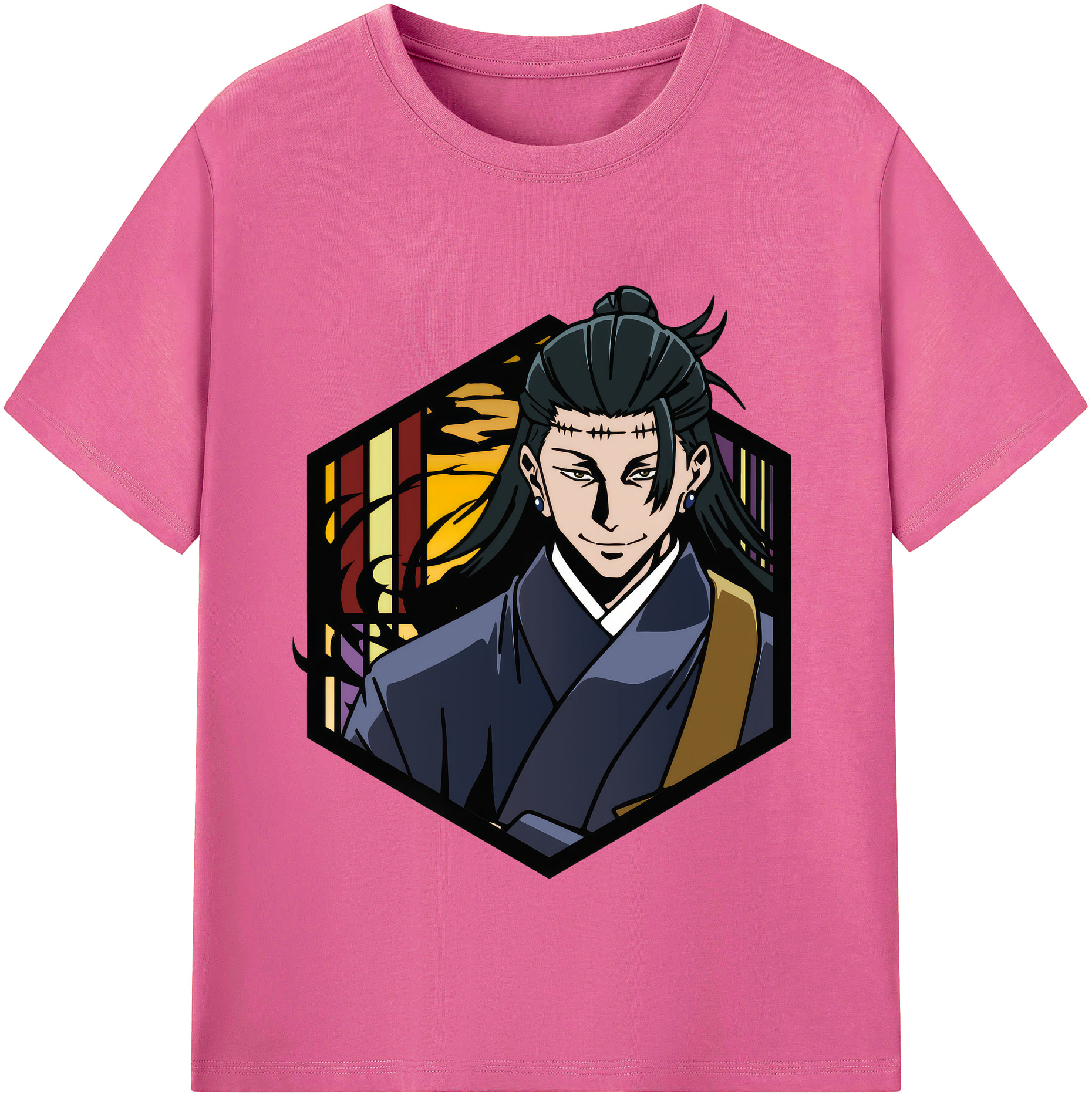 （画像用） 呪術廻戦 Jujutsu Kaisen レディースカジュアルプリントTシャツ（綿100％）