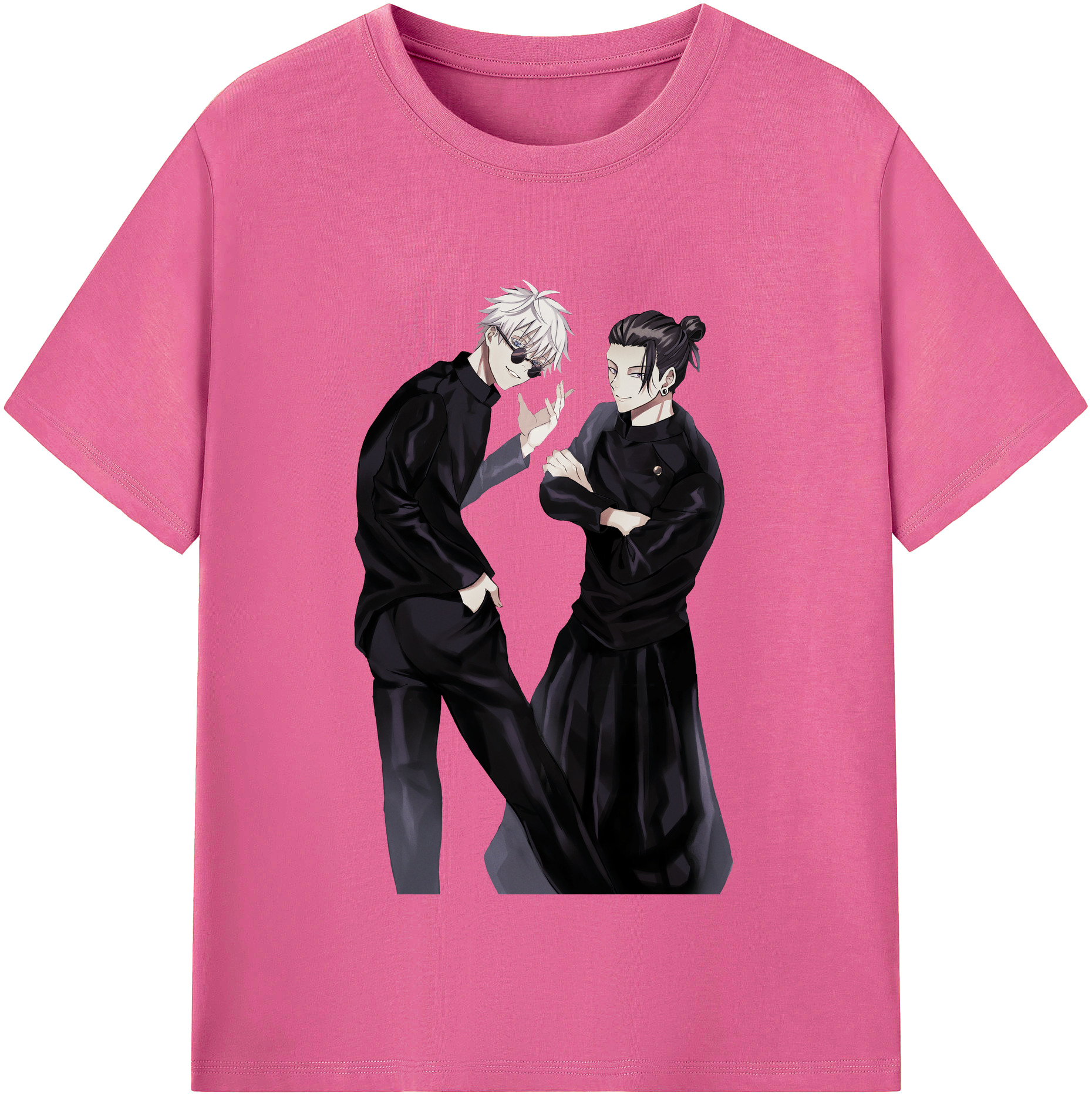 （画像用） 呪術廻戦 Jujutsu Kaisen レディースカジュアルプリントTシャツ（綿100％）