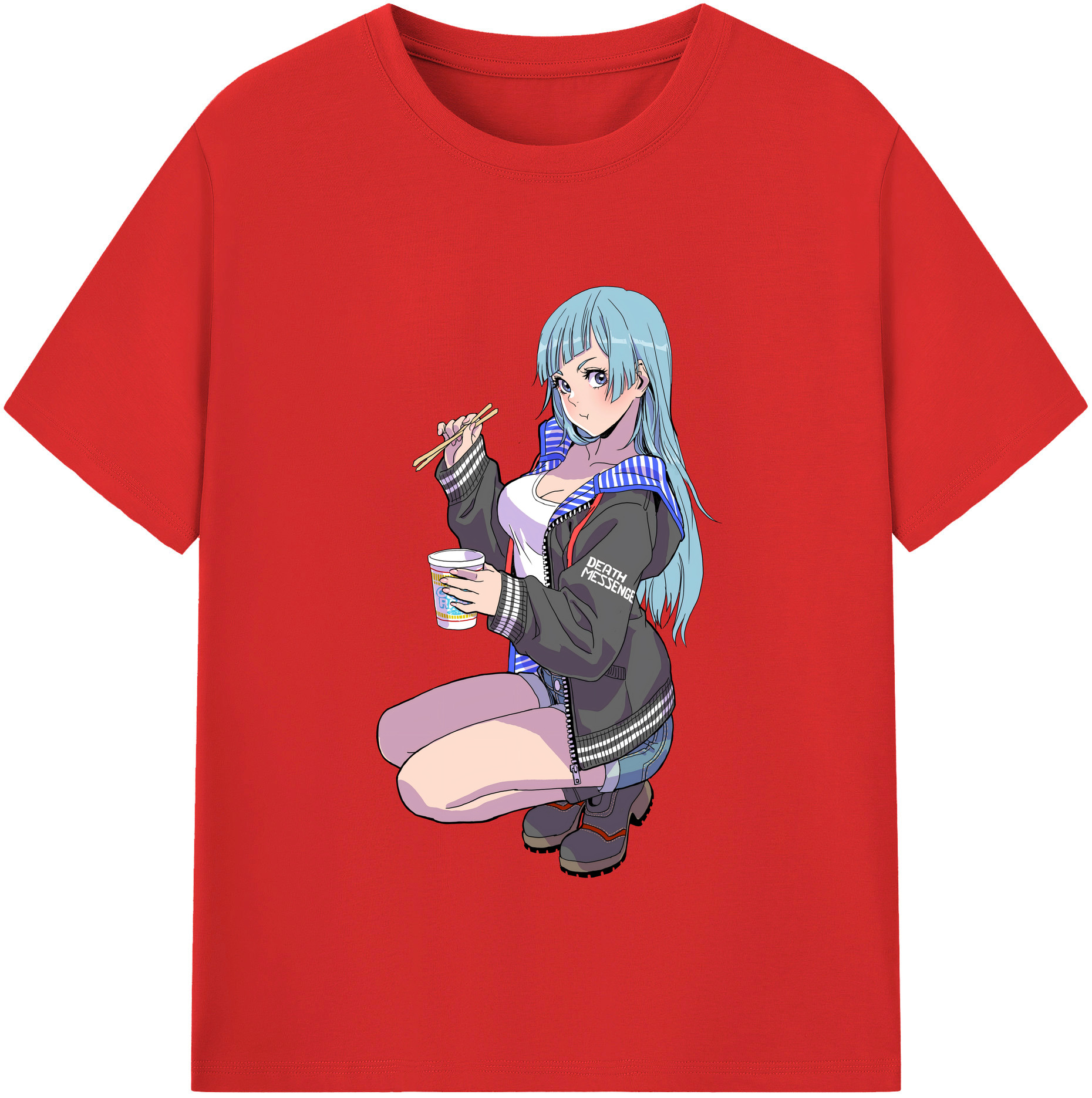 （画像用） 呪術廻戦 Jujutsu Kaisen レディースカジュアルプリントTシャツ（綿100％）