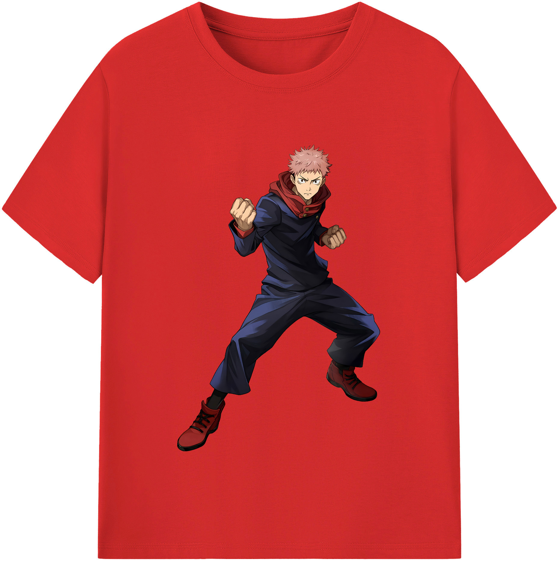 （画像用） 呪術廻戦 Jujutsu Kaisen レディースカジュアルプリントTシャツ（綿100％）