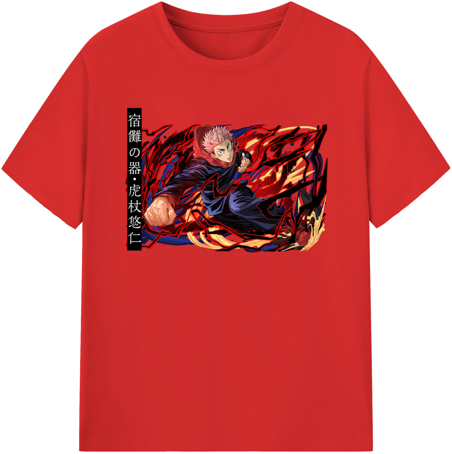 （画像用） 呪術廻戦 Jujutsu Kaisen レディースカジュアルプリントTシャツ（綿100％）
