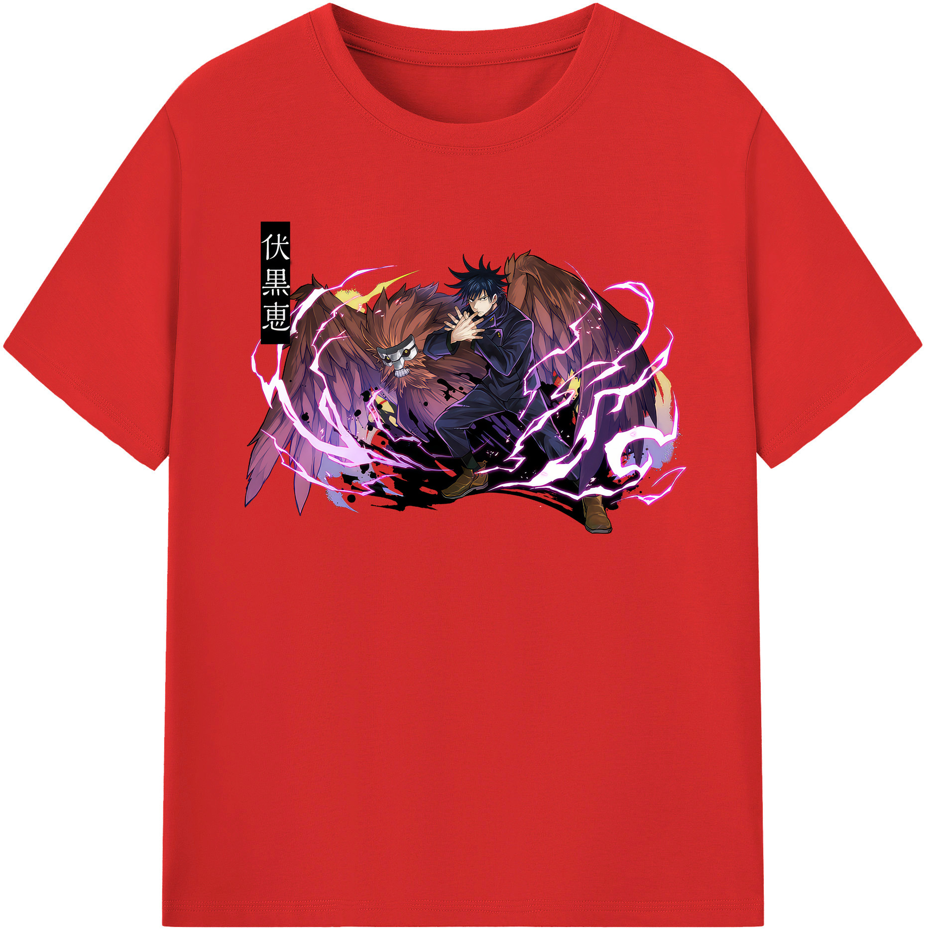 （画像用） 呪術廻戦 Jujutsu Kaisen レディースカジュアルプリントTシャツ（綿100％）