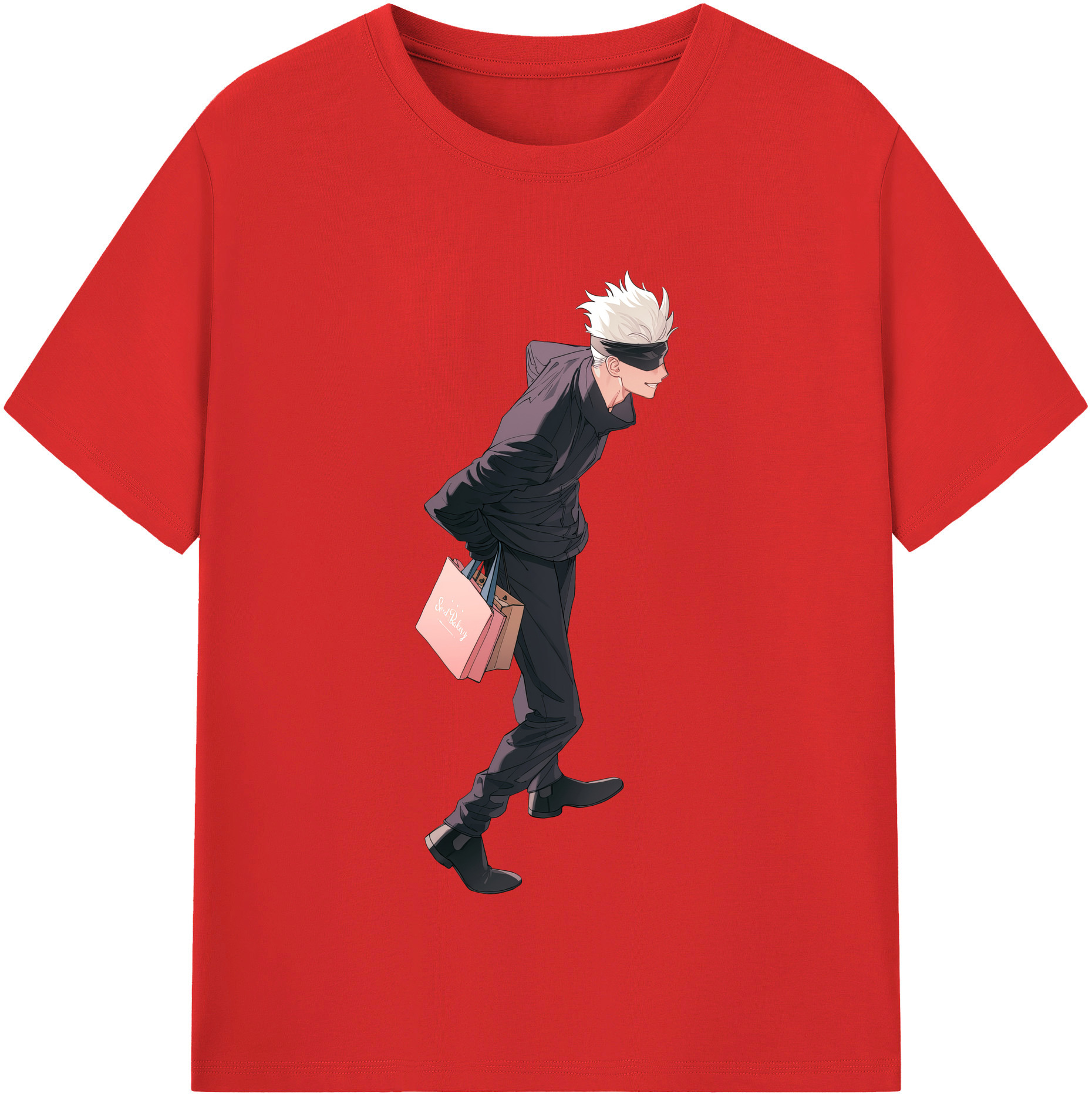 （画像用） 呪術廻戦 Jujutsu Kaisen レディースカジュアルプリントTシャツ（綿100％）