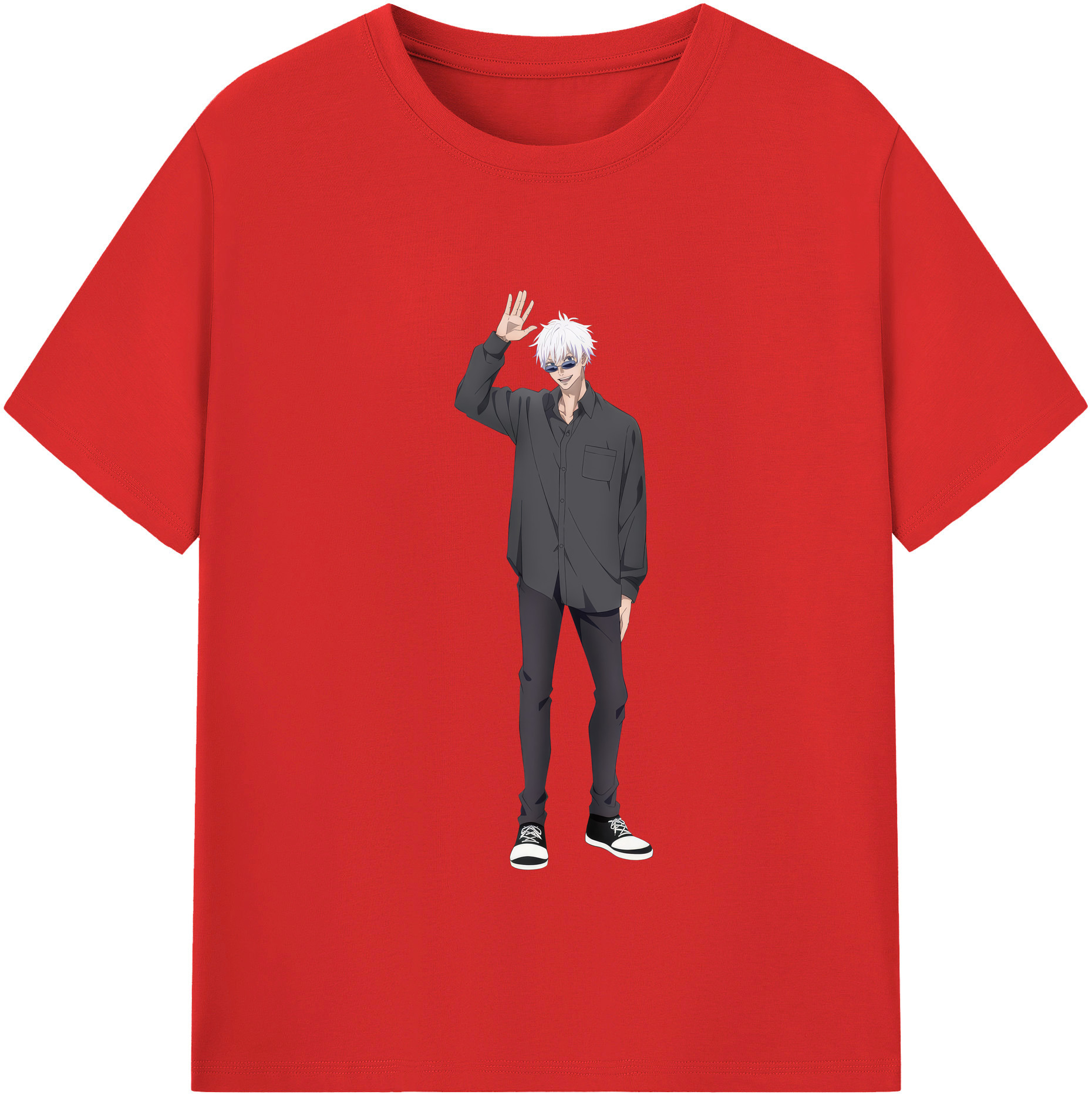 （画像用） 呪術廻戦 Jujutsu Kaisen レディースカジュアルプリントTシャツ（綿100％）