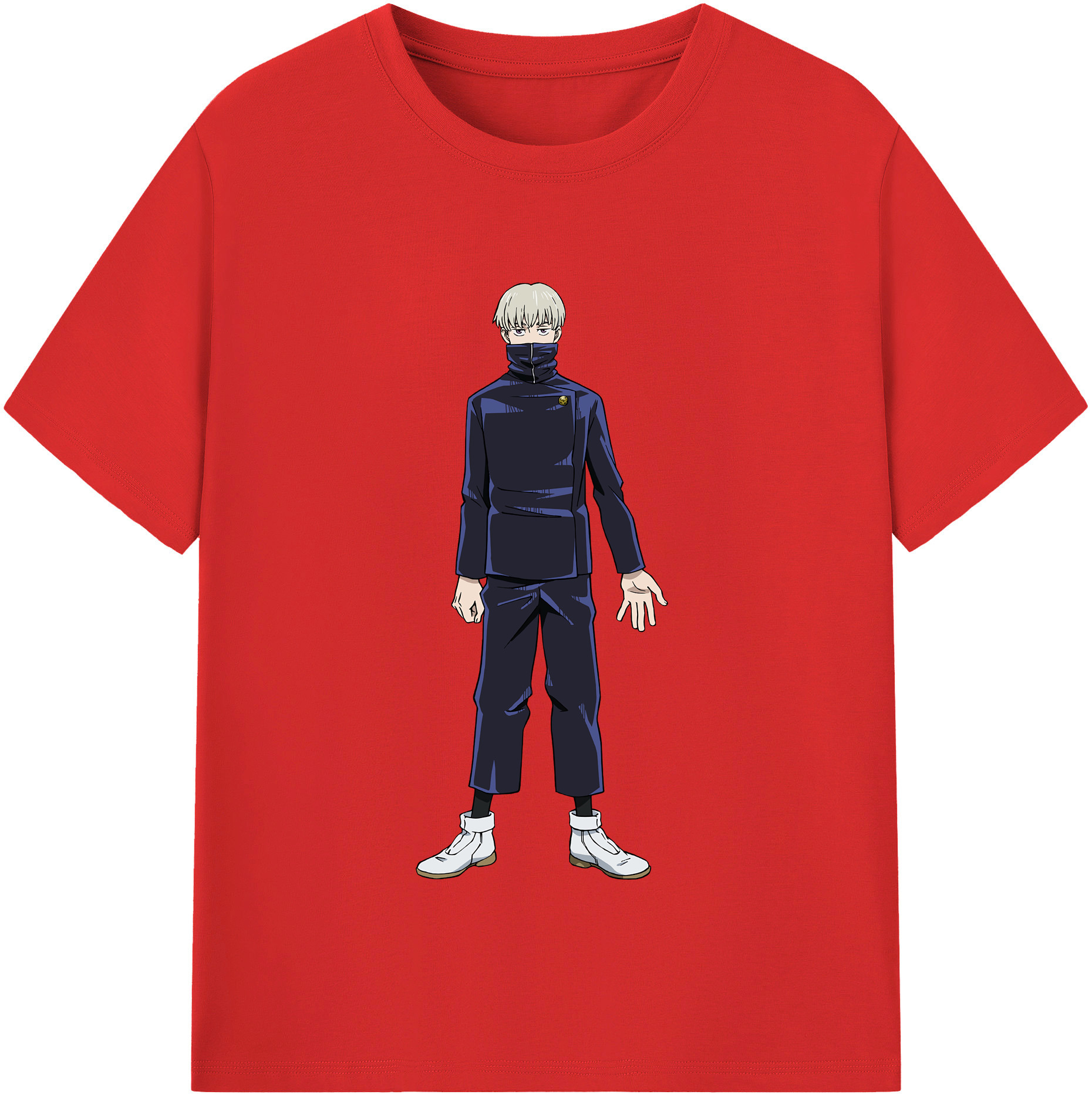 （画像用） 呪術廻戦 Jujutsu Kaisen レディースカジュアルプリントTシャツ（綿100％）