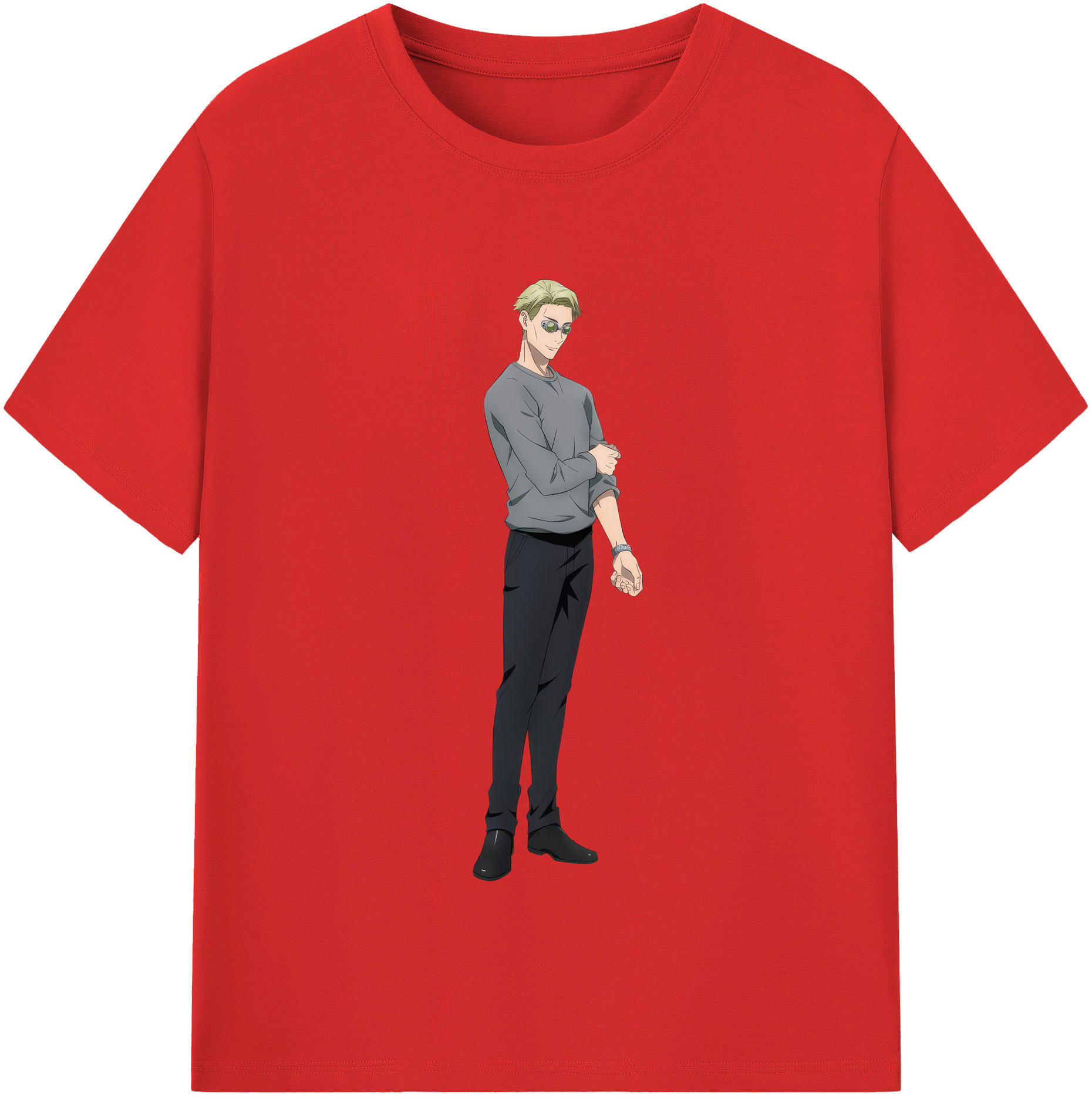 （画像用） 呪術廻戦 Jujutsu Kaisen レディースカジュアルプリントTシャツ（綿100％）
