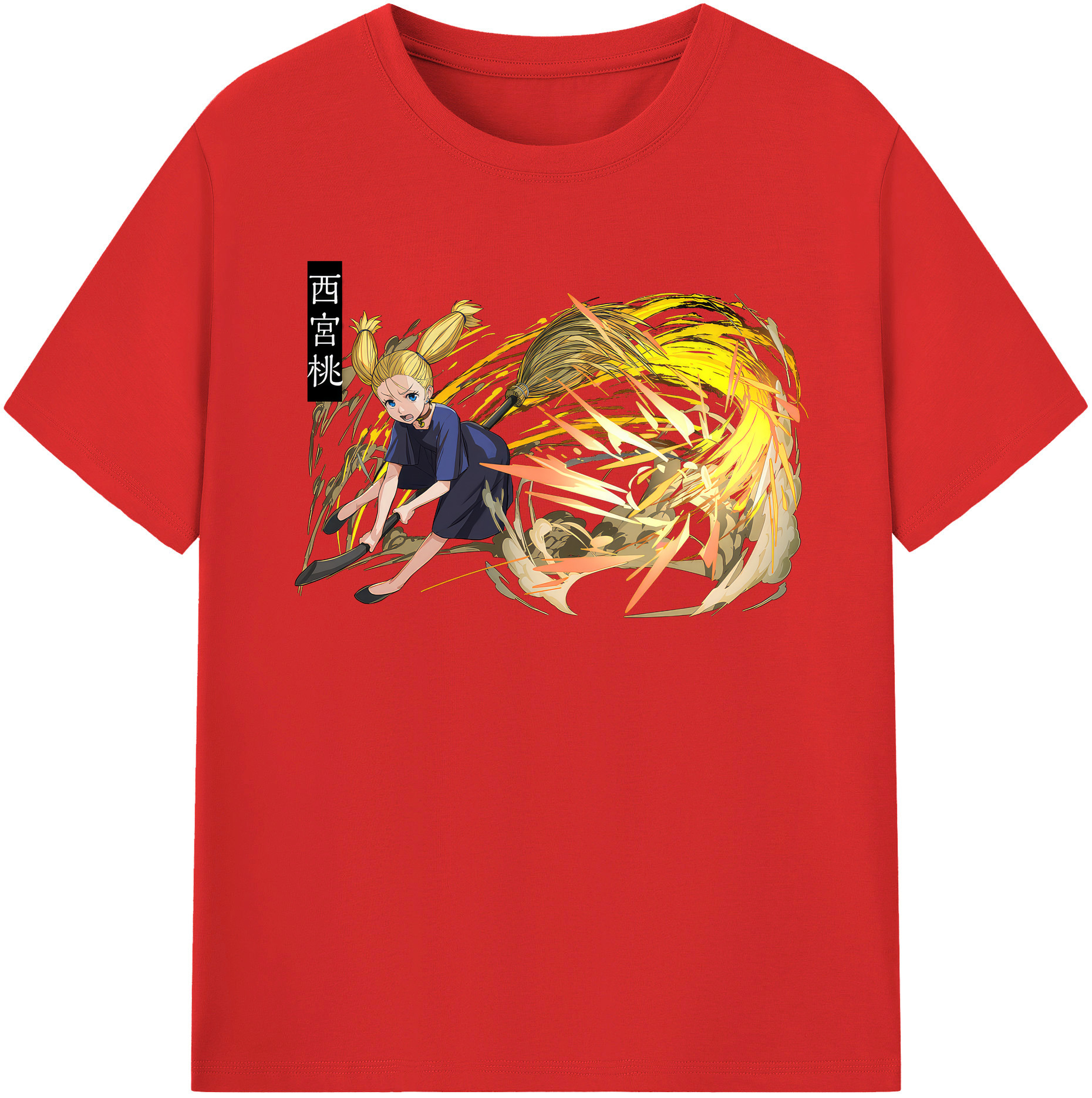 （画像用） 呪術廻戦 Jujutsu Kaisen レディースカジュアルプリントTシャツ（綿100％）