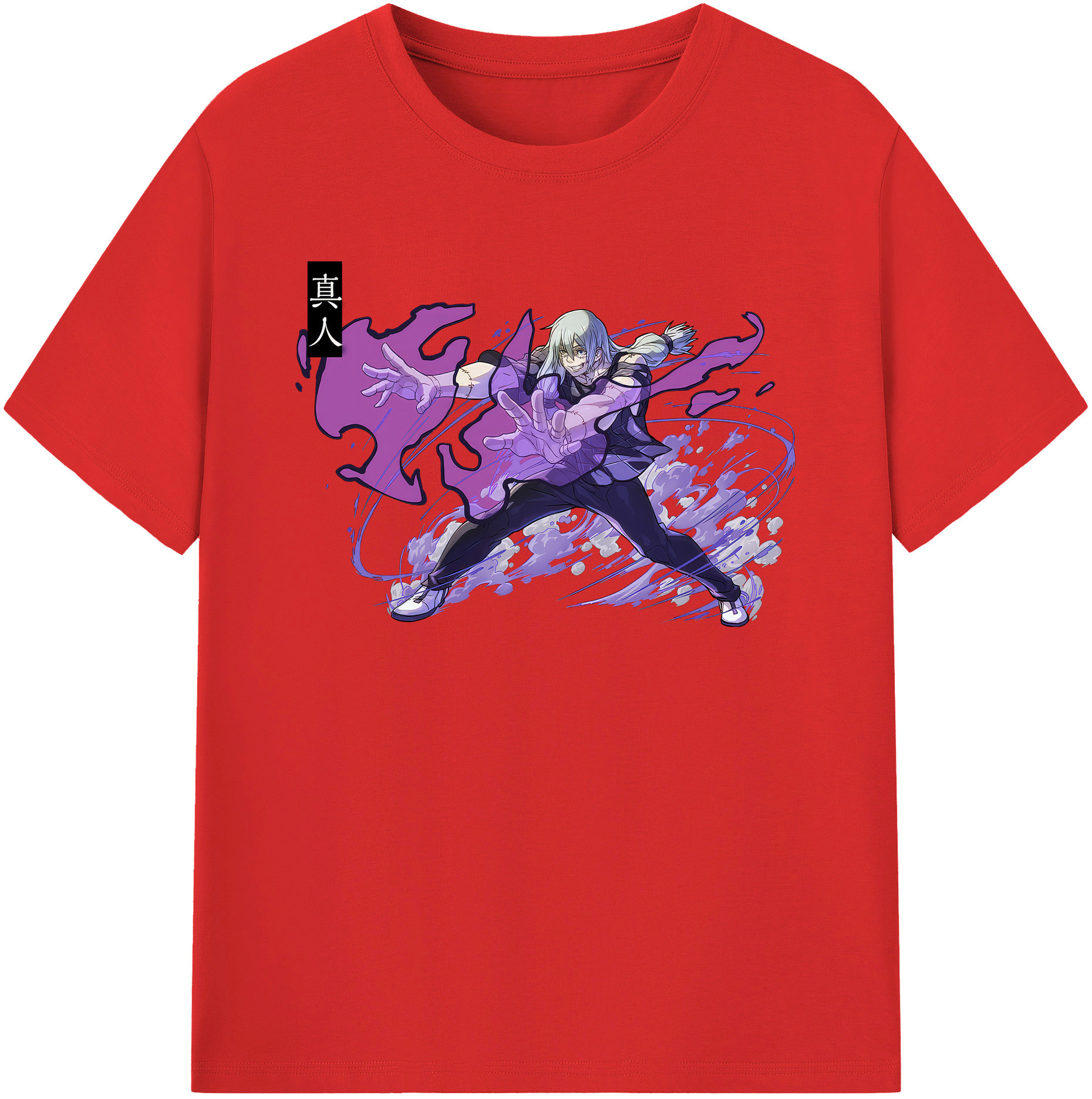 （画像用） 呪術廻戦 Jujutsu Kaisen レディースカジュアルプリントTシャツ（綿100％）