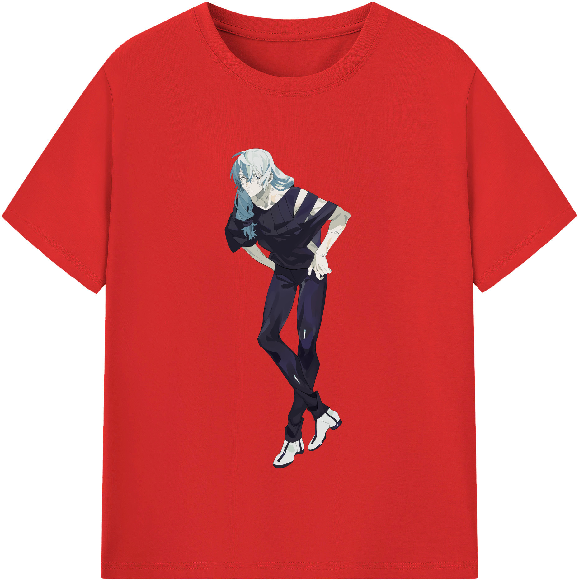 （画像用） 呪術廻戦 Jujutsu Kaisen レディースカジュアルプリントTシャツ（綿100％）