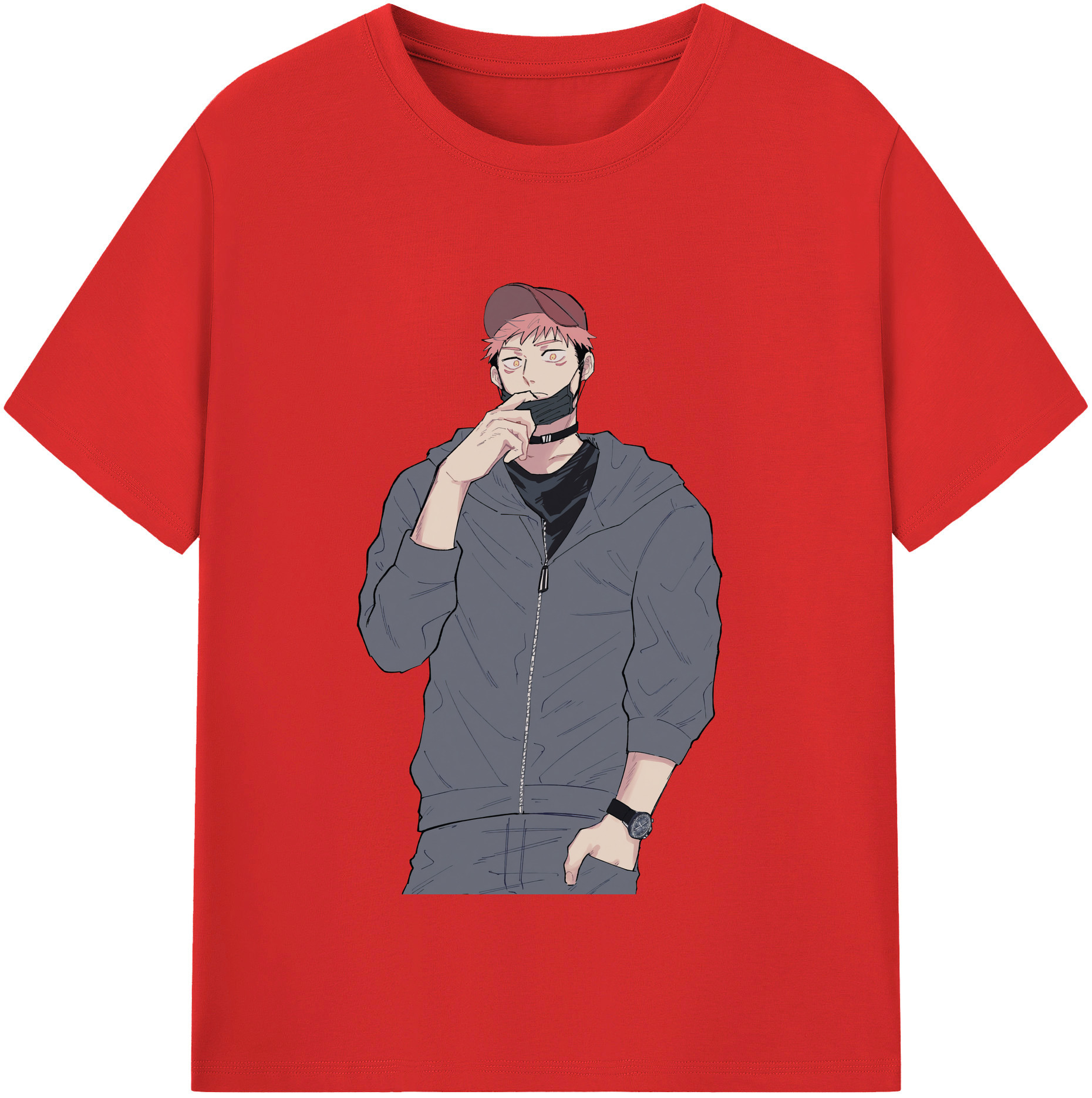 （画像用） 呪術廻戦 Jujutsu Kaisen レディースカジュアルプリントTシャツ（綿100％）