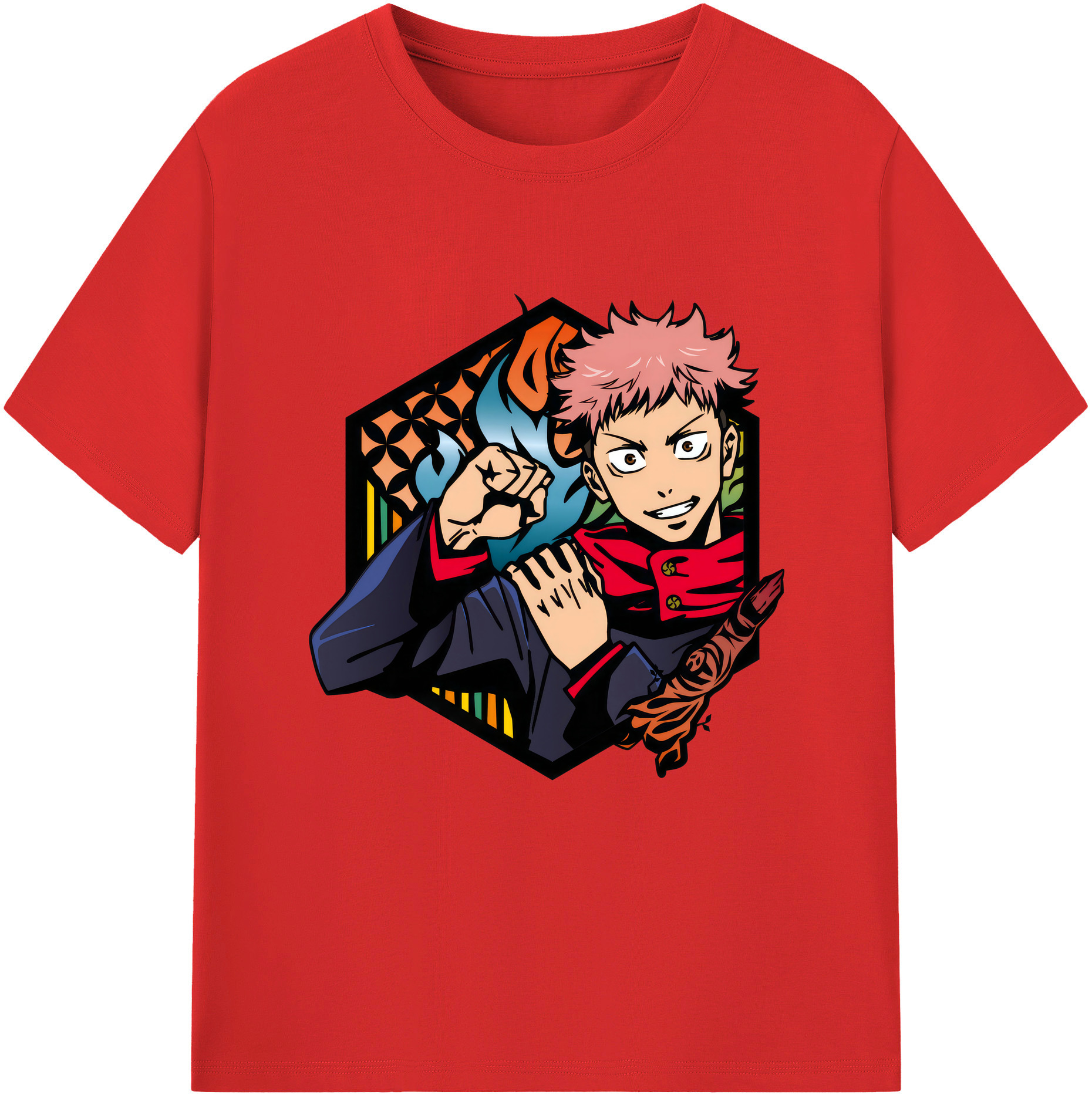 （画像用） 呪術廻戦 Jujutsu Kaisen レディースカジュアルプリントTシャツ（綿100％）