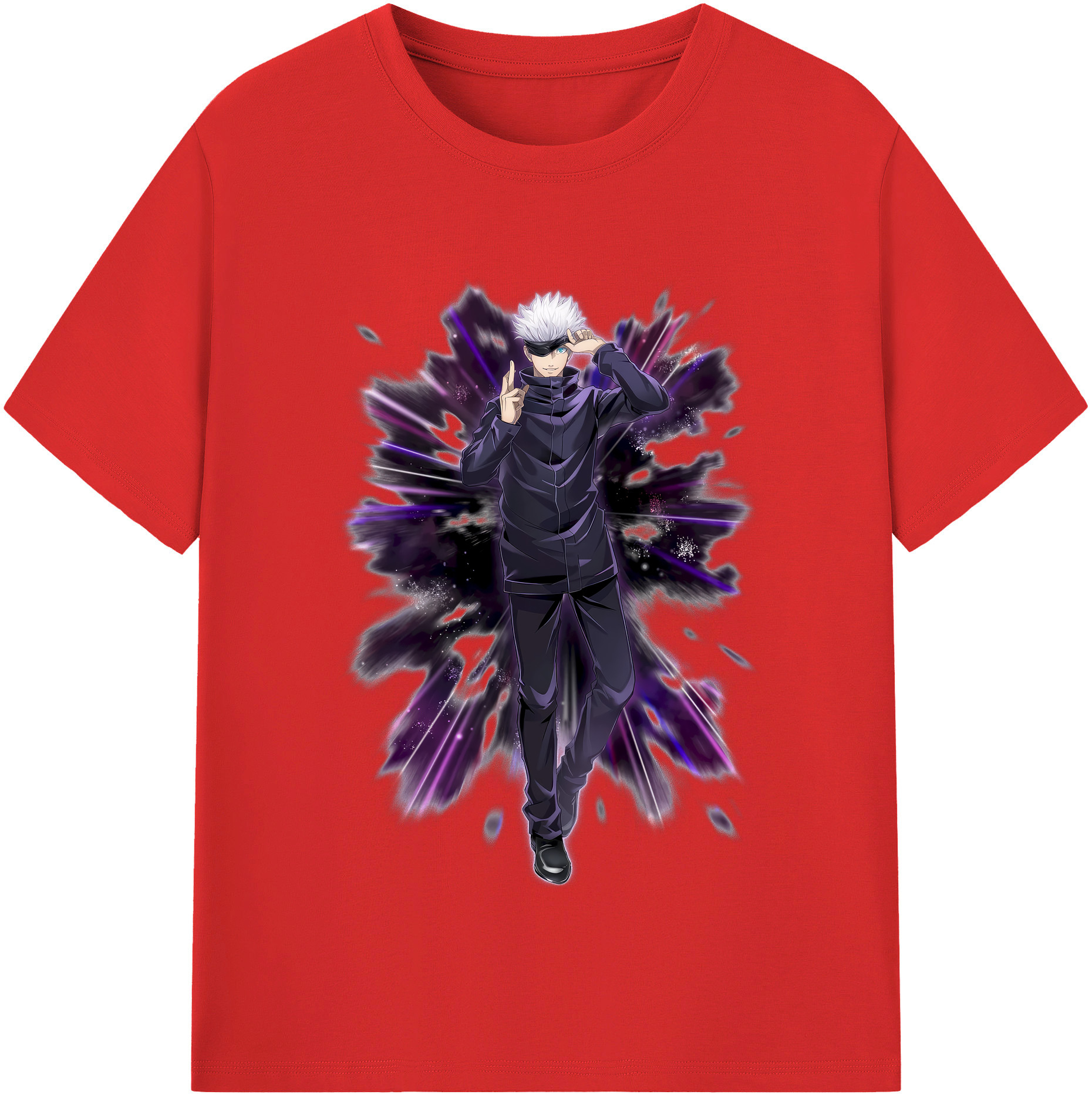 （画像用） 呪術廻戦 Jujutsu Kaisen レディースカジュアルプリントTシャツ（綿100％）