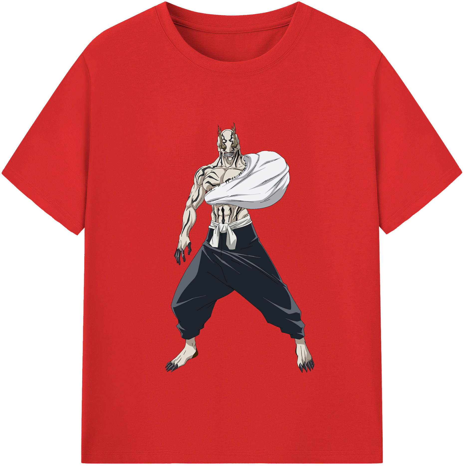 （画像用） 呪術廻戦 Jujutsu Kaisen レディースカジュアルプリントTシャツ（綿100％）