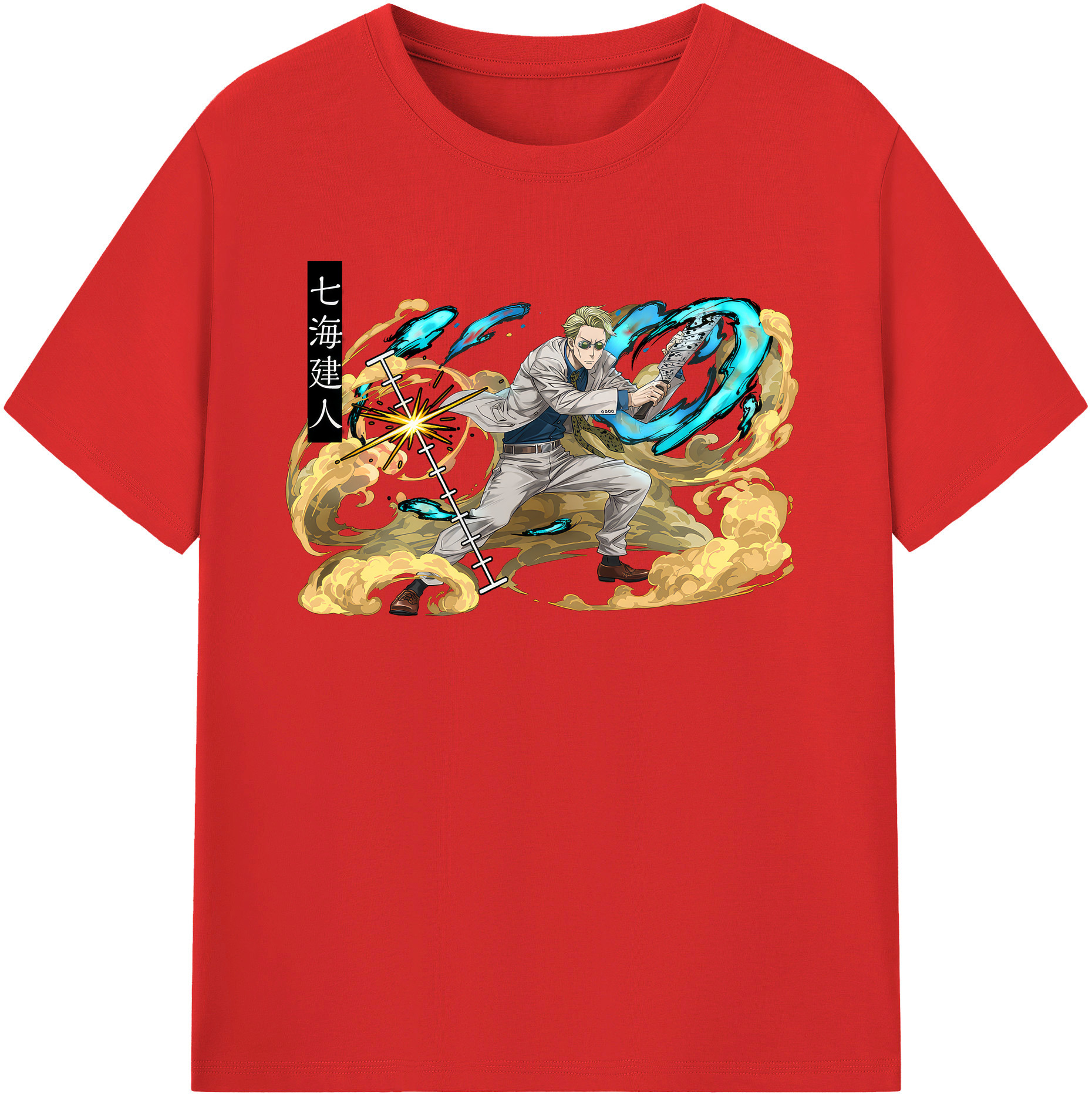 （画像用） 呪術廻戦 Jujutsu Kaisen レディースカジュアルプリントTシャツ（綿100％）
