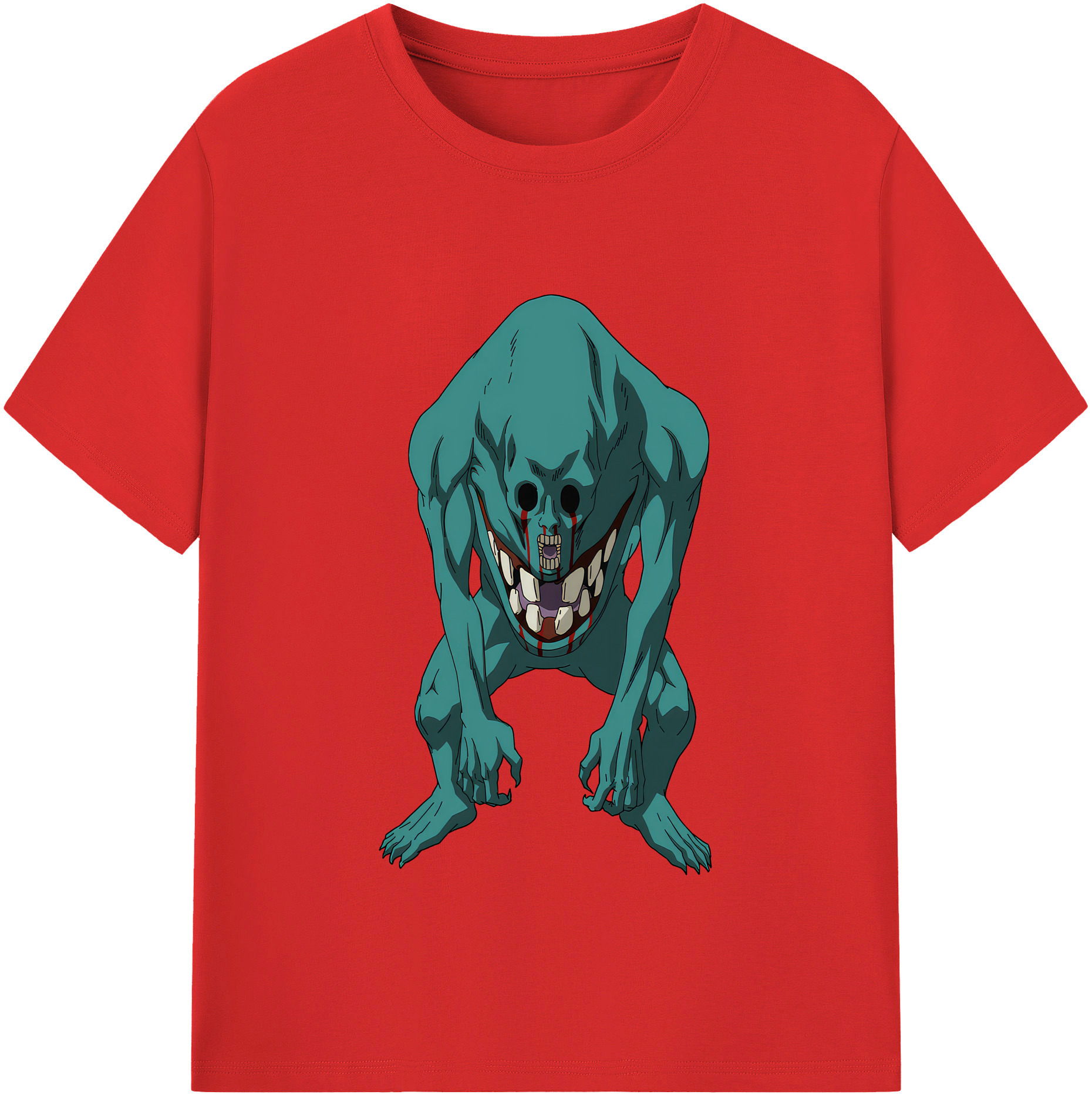 （画像用） 呪術廻戦 Jujutsu Kaisen レディースカジュアルプリントTシャツ（綿100％）