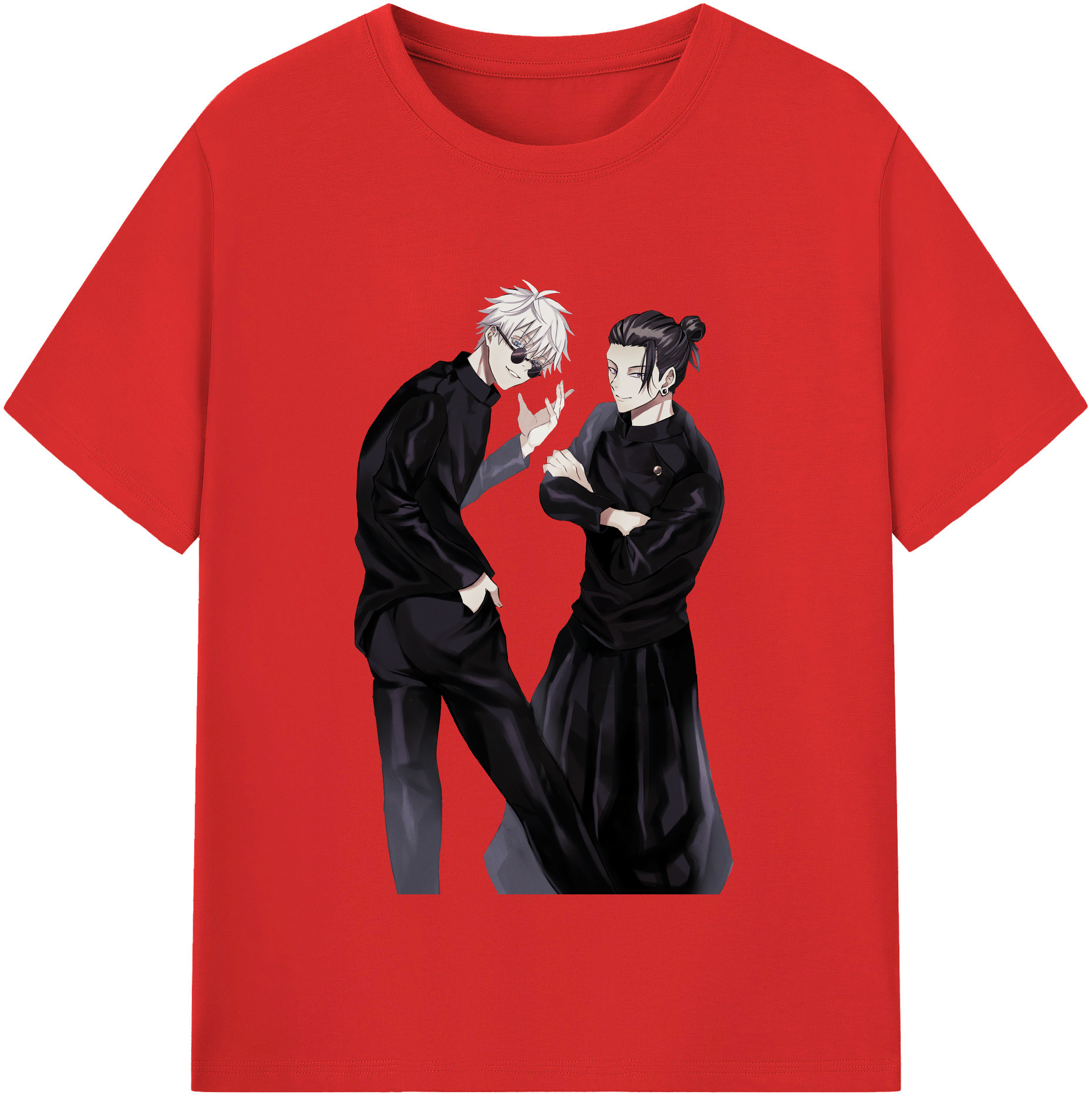 （画像用） 呪術廻戦 Jujutsu Kaisen レディースカジュアルプリントTシャツ（綿100％）