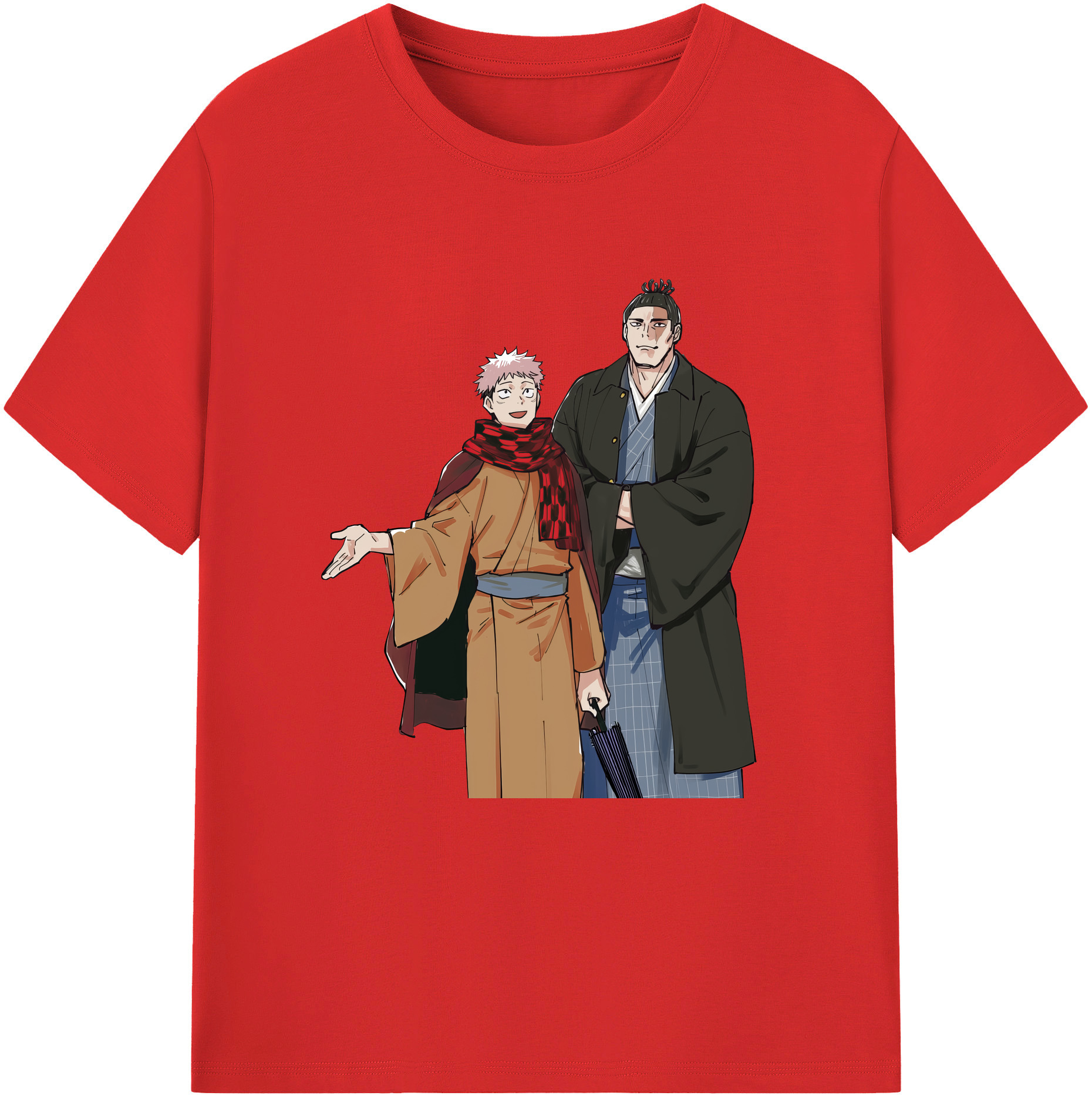 （画像用） 呪術廻戦 Jujutsu Kaisen レディースカジュアルプリントTシャツ（綿100％）