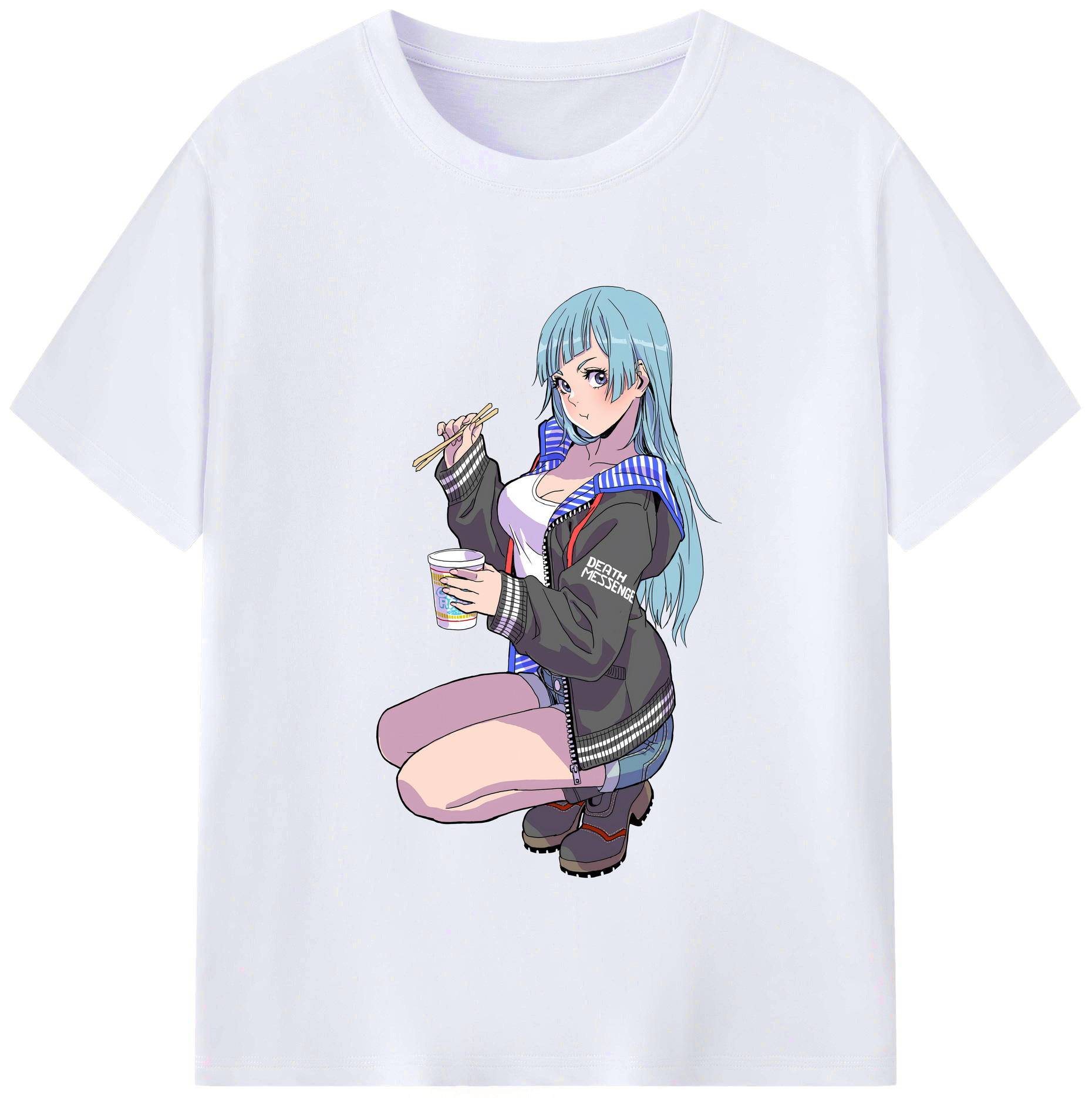 （画像用） 呪術廻戦 Jujutsu Kaisen レディースカジュアルプリントTシャツ（綿100％）