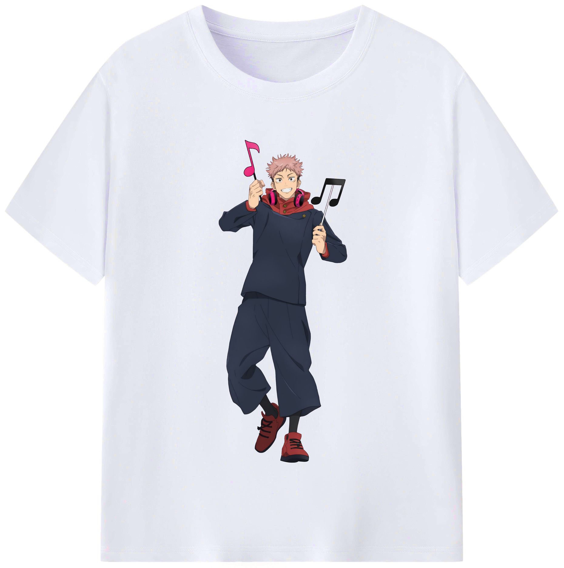 （画像用） 呪術廻戦 Jujutsu Kaisen レディースカジュアルプリントTシャツ（綿100％）