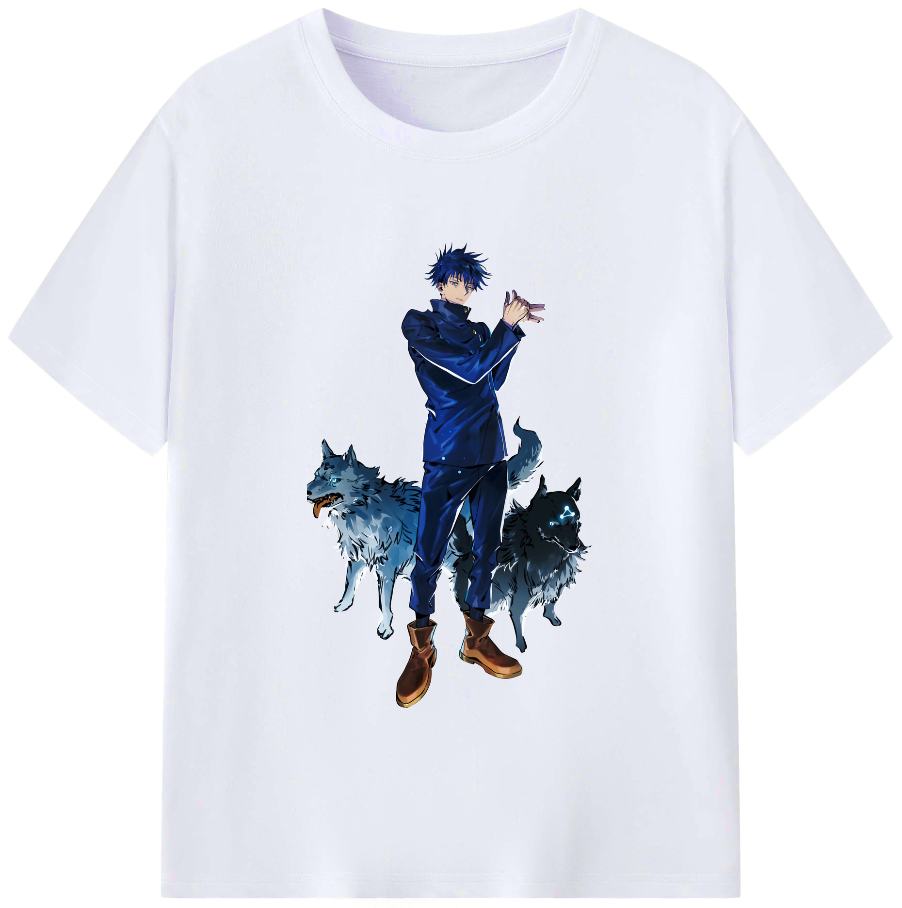 （画像用） 呪術廻戦 Jujutsu Kaisen レディースカジュアルプリントTシャツ（綿100％）