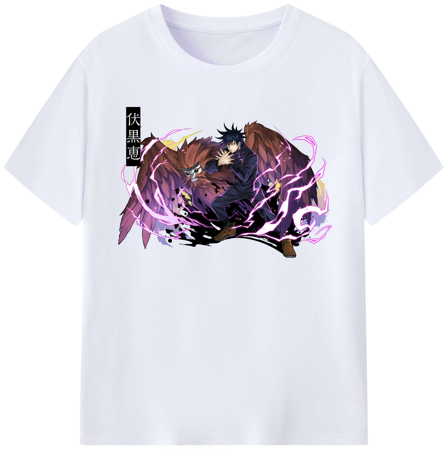 （画像用） 呪術廻戦 Jujutsu Kaisen レディースカジュアルプリントTシャツ（綿100％）